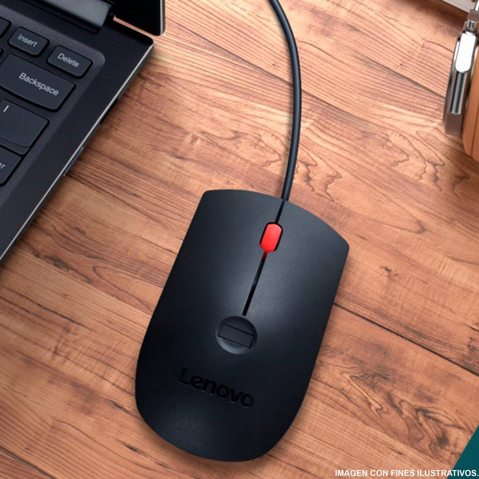 Mouse Optico LENOVO Lector Huella Biometrico 1600DPI USB 