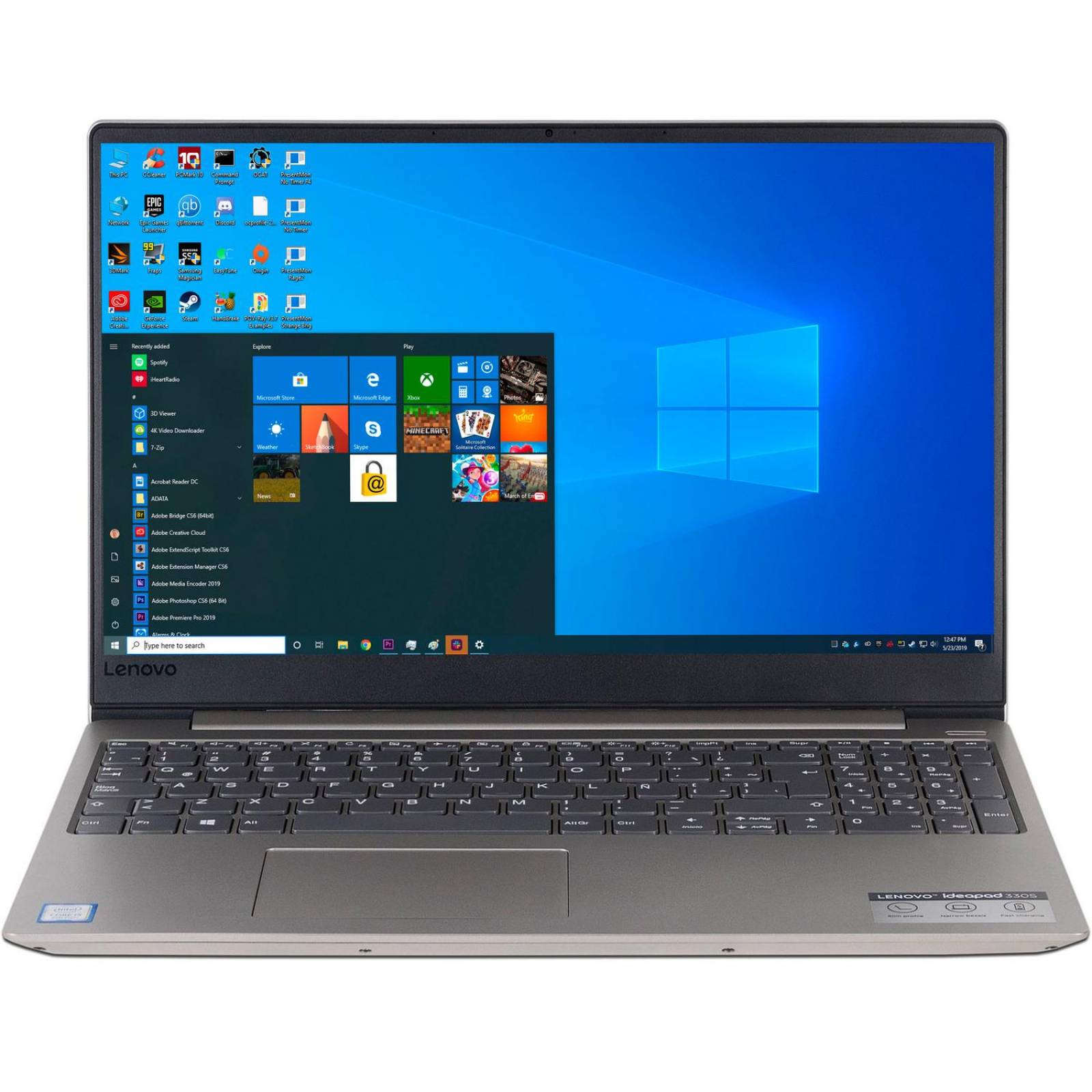 Laptop LENOVO 330S-15IKB I5 8250U 8GB 2TB 15.6 Win10 Platinum Grey 81F50017LM 