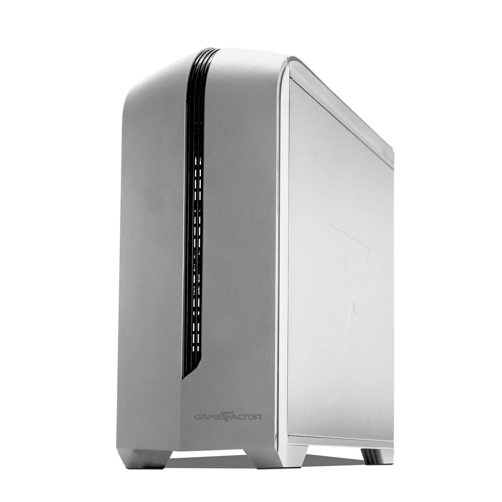 Gabinete Gamer GAME FACTOR CSG500 Micro ATX 2 ventiladores USB 3.0 Blanco