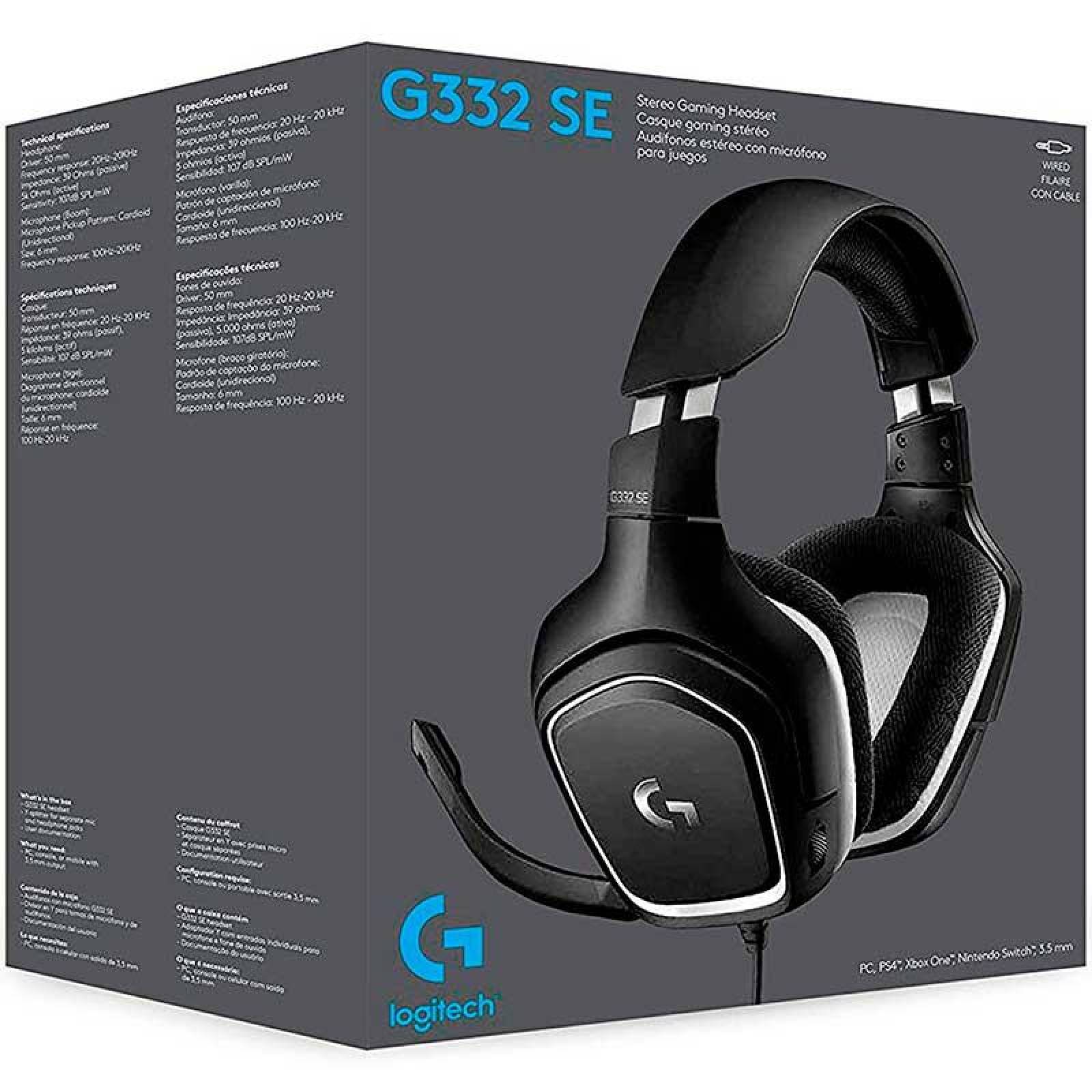 Audifonos Gamer LOGITECH G G332 SE EDITION PS4 Xbox One 981-000830 