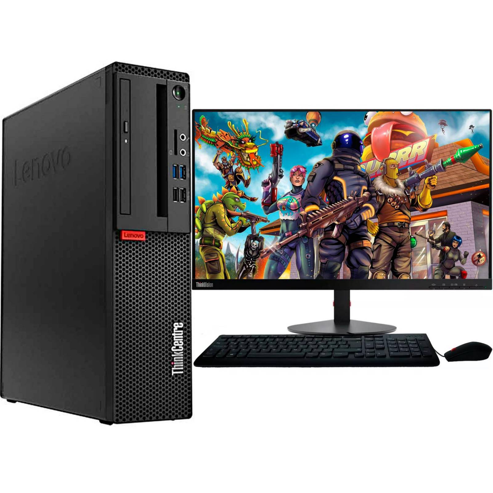 Mini PC LENOVO M725S AMD A6 8GB 500GB Monitor 23.8 Wifi