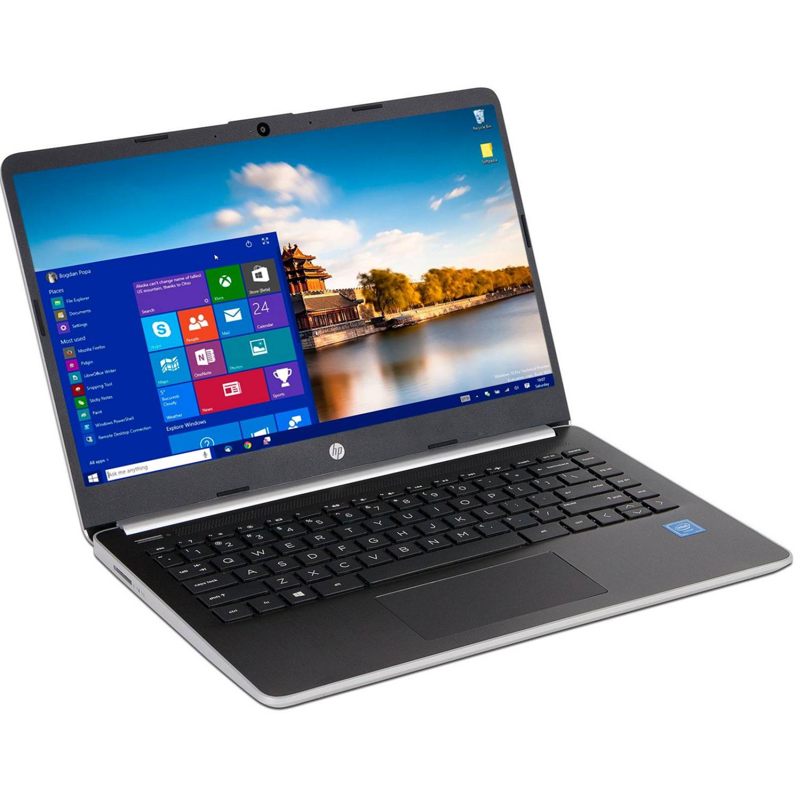 Laptop HP Intel Core I5 1035G4 12GB SSD 128GB Pantalla 14 Teclado Ingles 