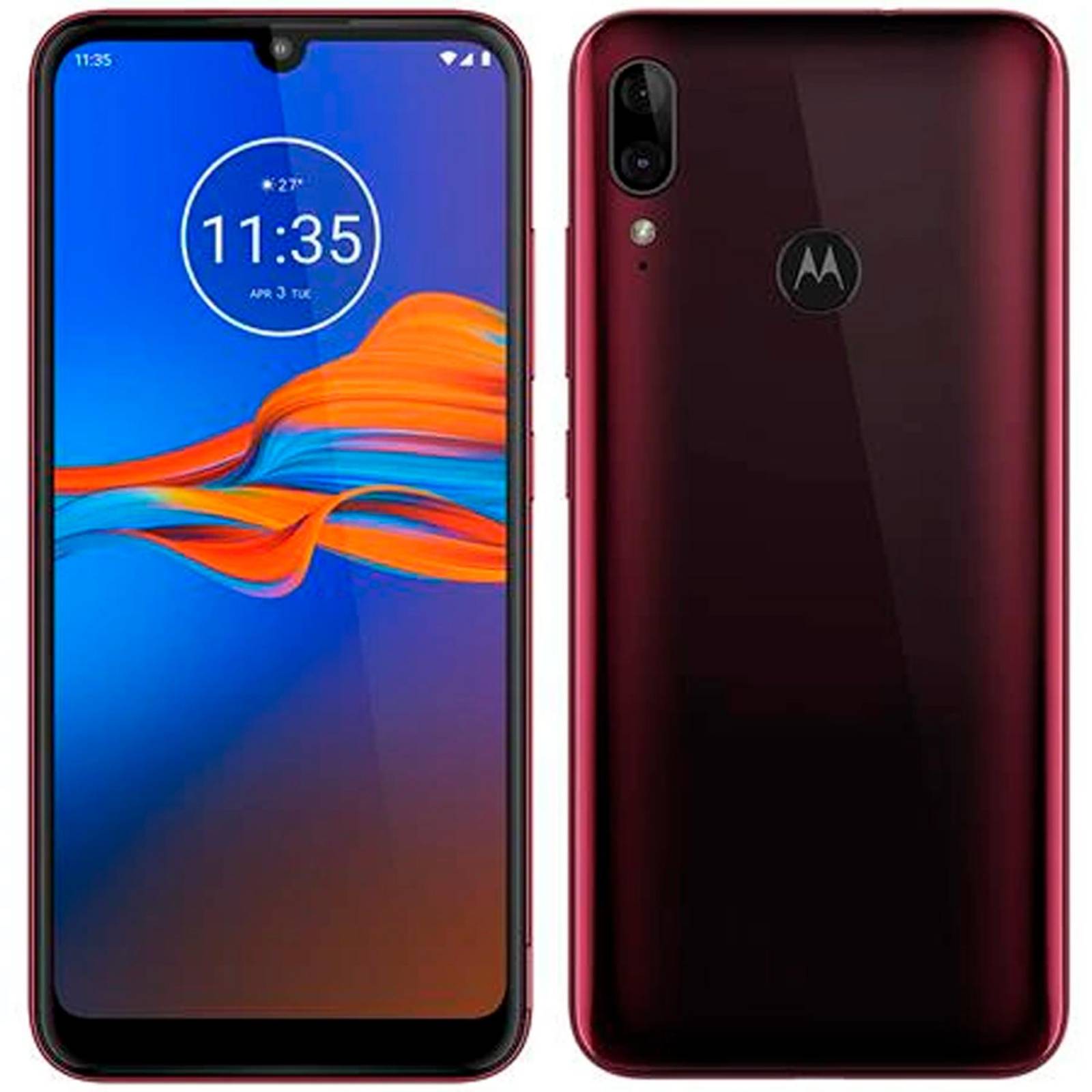 Celular MOTOROLA Moto E6S 4GB 64GB Octa Core Android 9.0 Dual Sim Rojo 