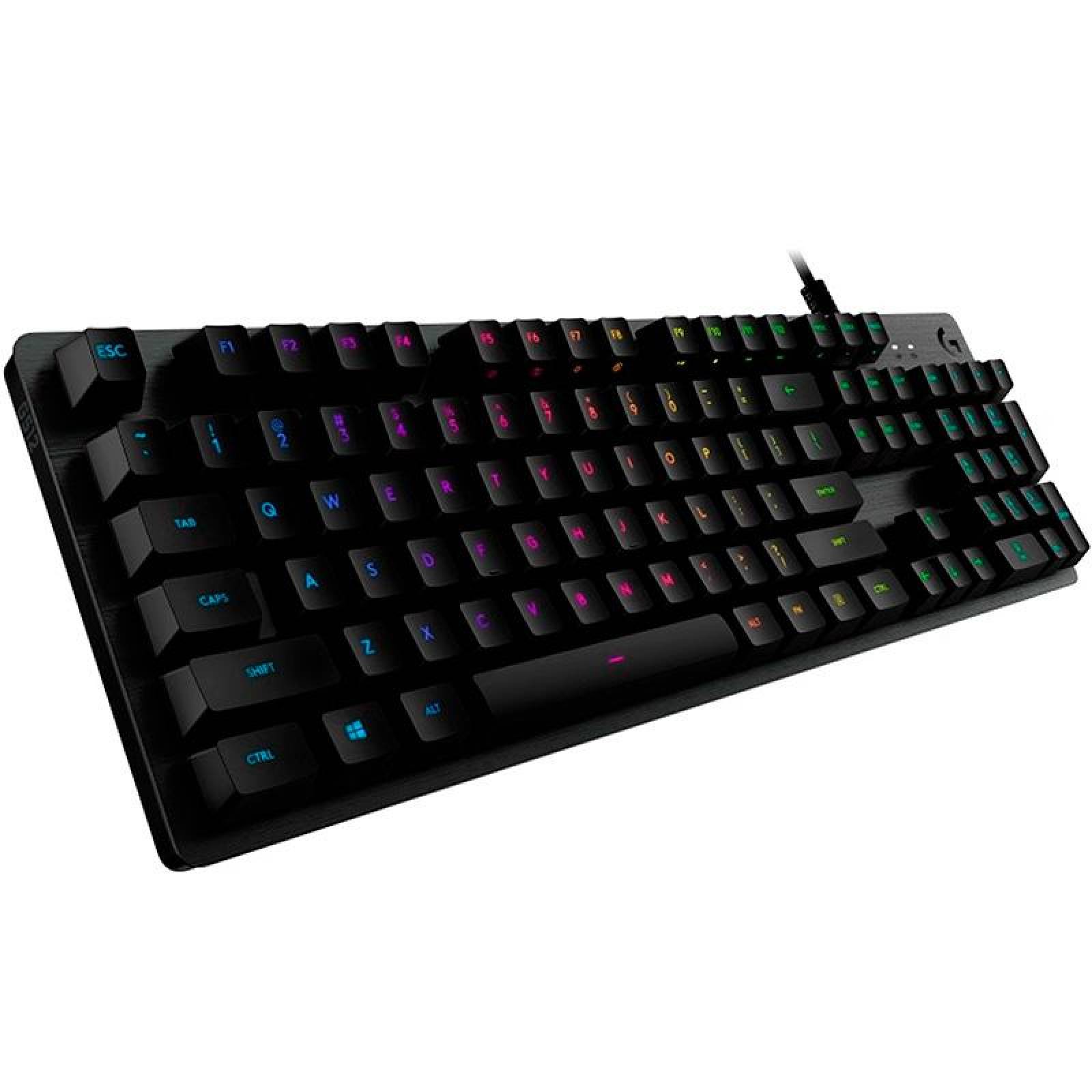 Teclado LOGITECH G512 SE Mecanico RGB USB Alambrico Negro 