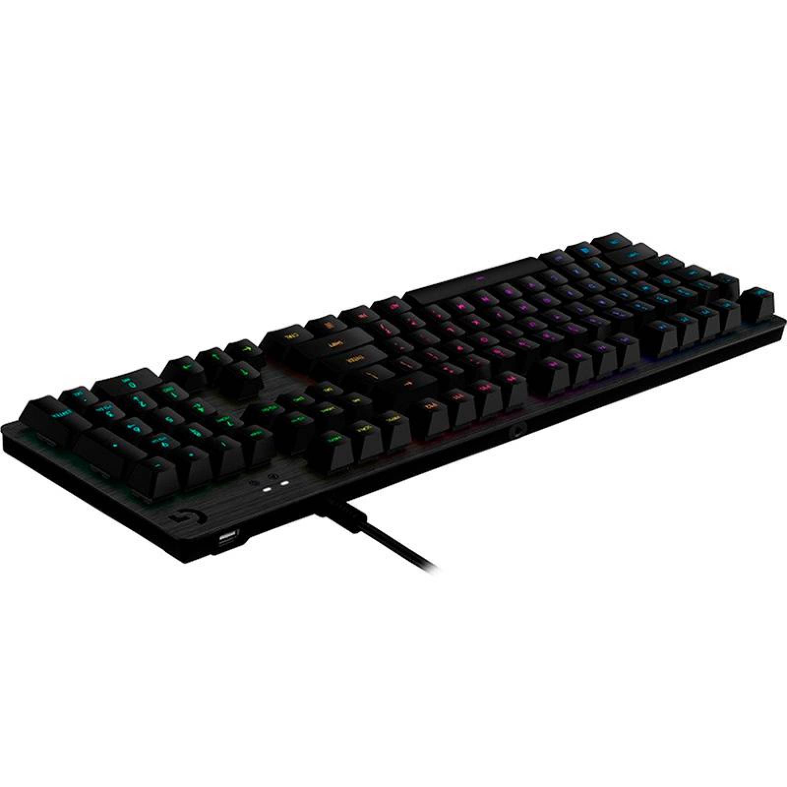 Teclado LOGITECH G512 SE Mecanico RGB USB Alambrico Negro 