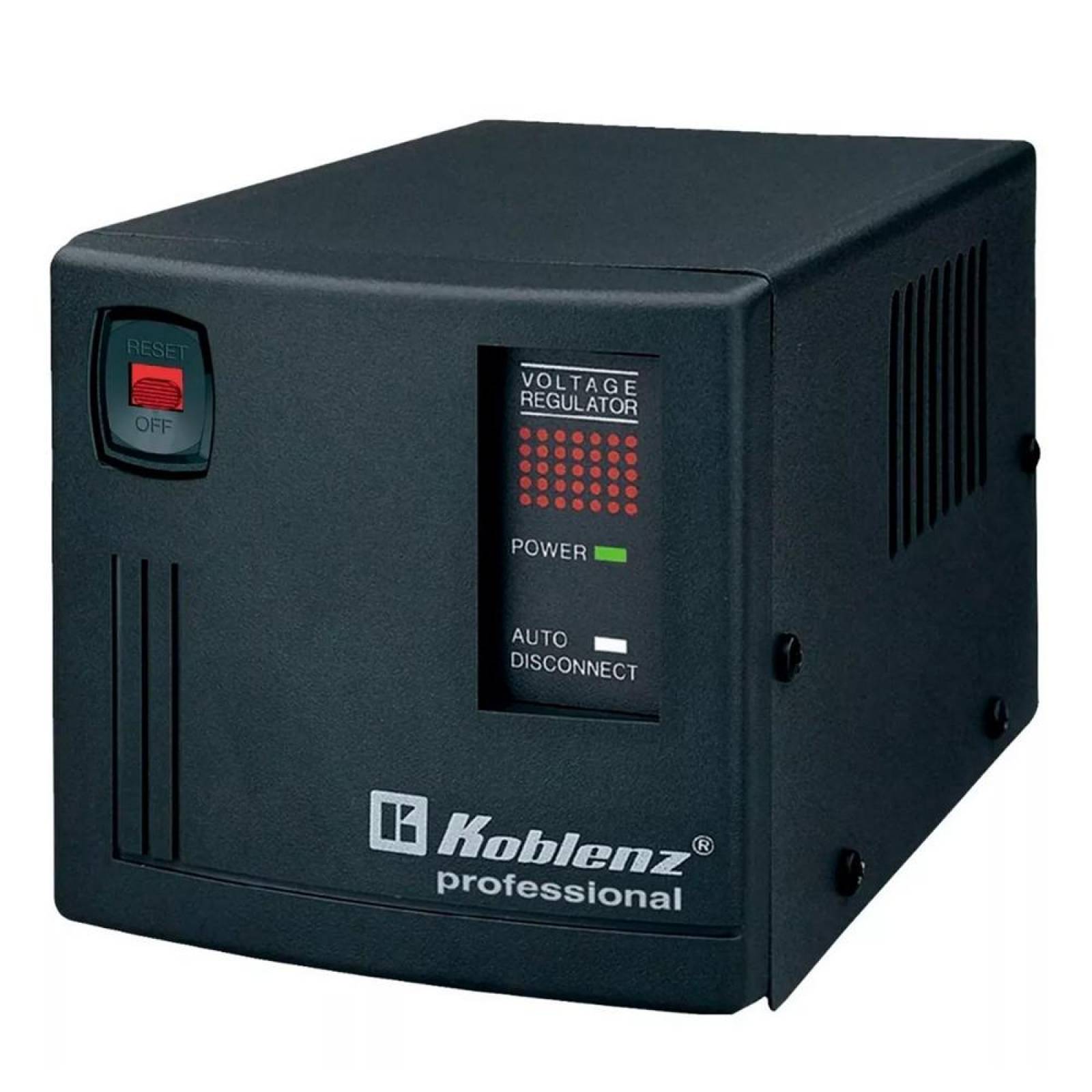 Regulador de Voltaje KOBLENZ ER-2550 2500VA 2000W 6 Contactos 