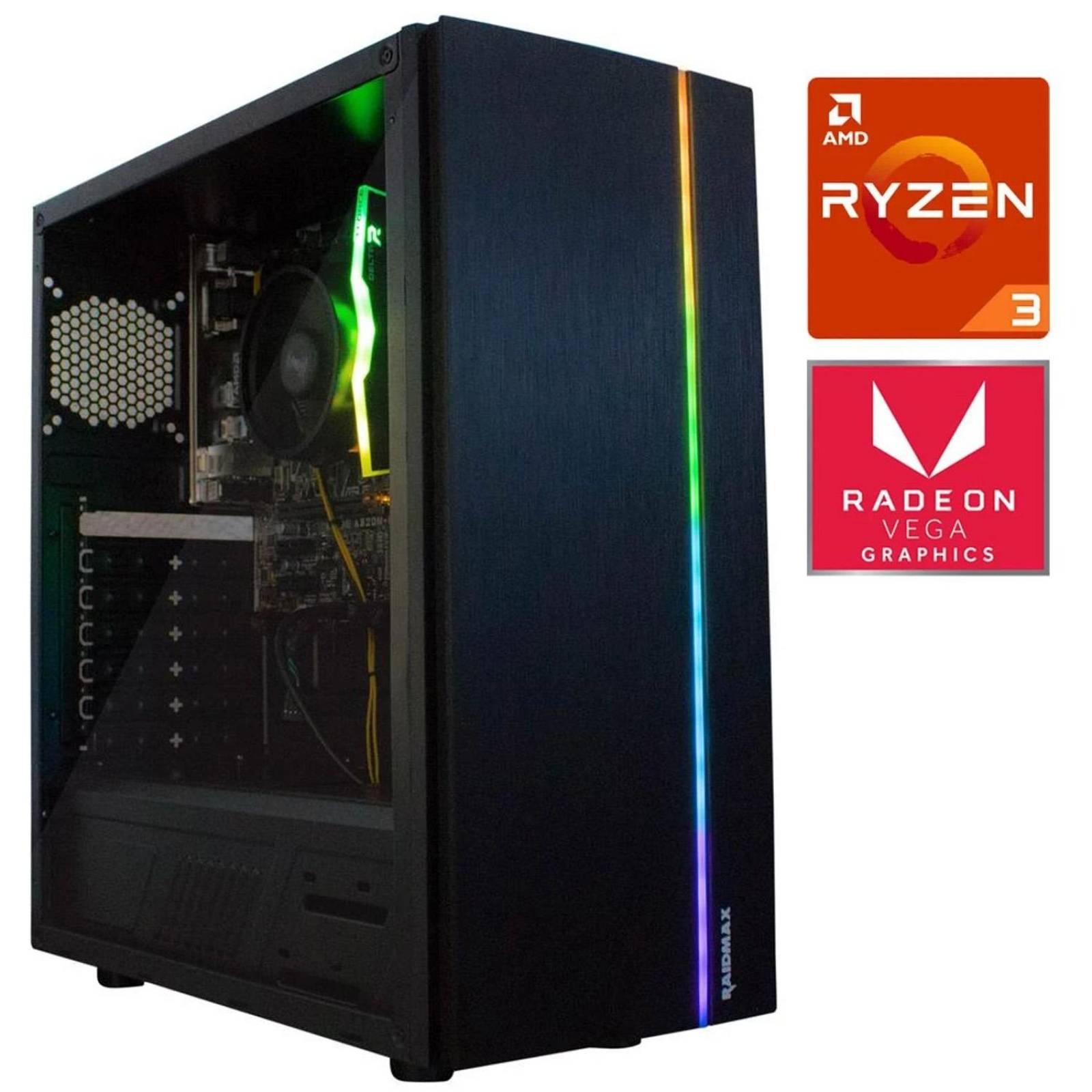Pc Gamer Xtreme Amd Ryzen 3 3200g Ram 8Gb Unidad SSD 240Gb Graficos Radeon Vega 8 