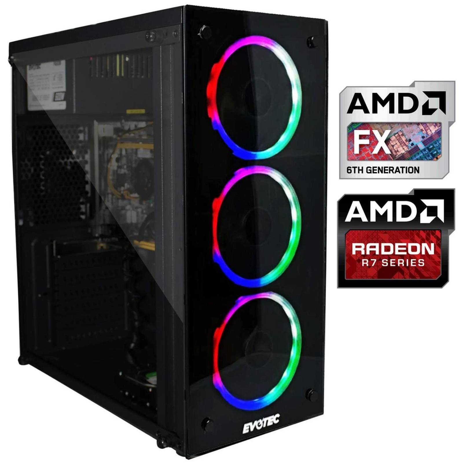 Computadora Pc Amd A10 Fx 8800E Ram 8Gb Disco 500Gb Radeon R7 