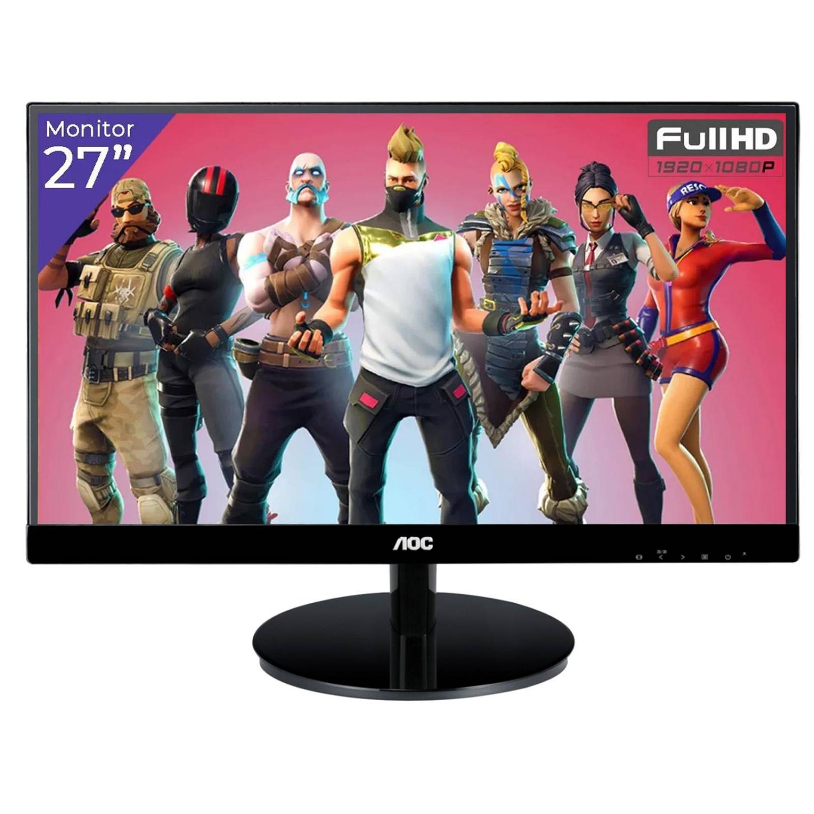 Pc Gamer Xtreme Amd A8 9600 Ram 8Gb Disco 1TB Graficos Radeon R7 Monitor Led 27 Kit