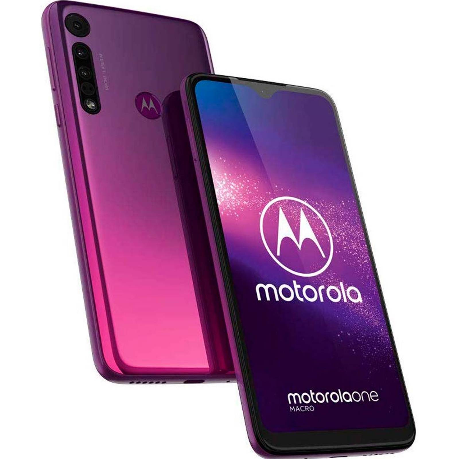 Celular MOTOROLA Moto One Macro 4GB 64GB Android 9.0 Octa Core Violeta XT2016-1 