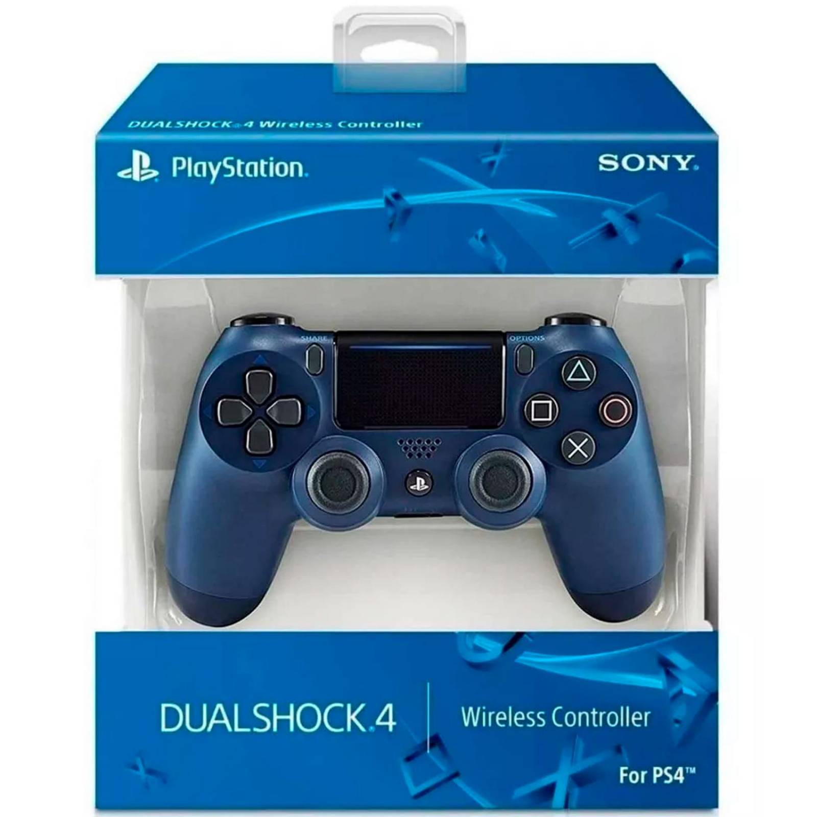 Control inalámbrico DualShock 4 para PS4, color azul medianoche