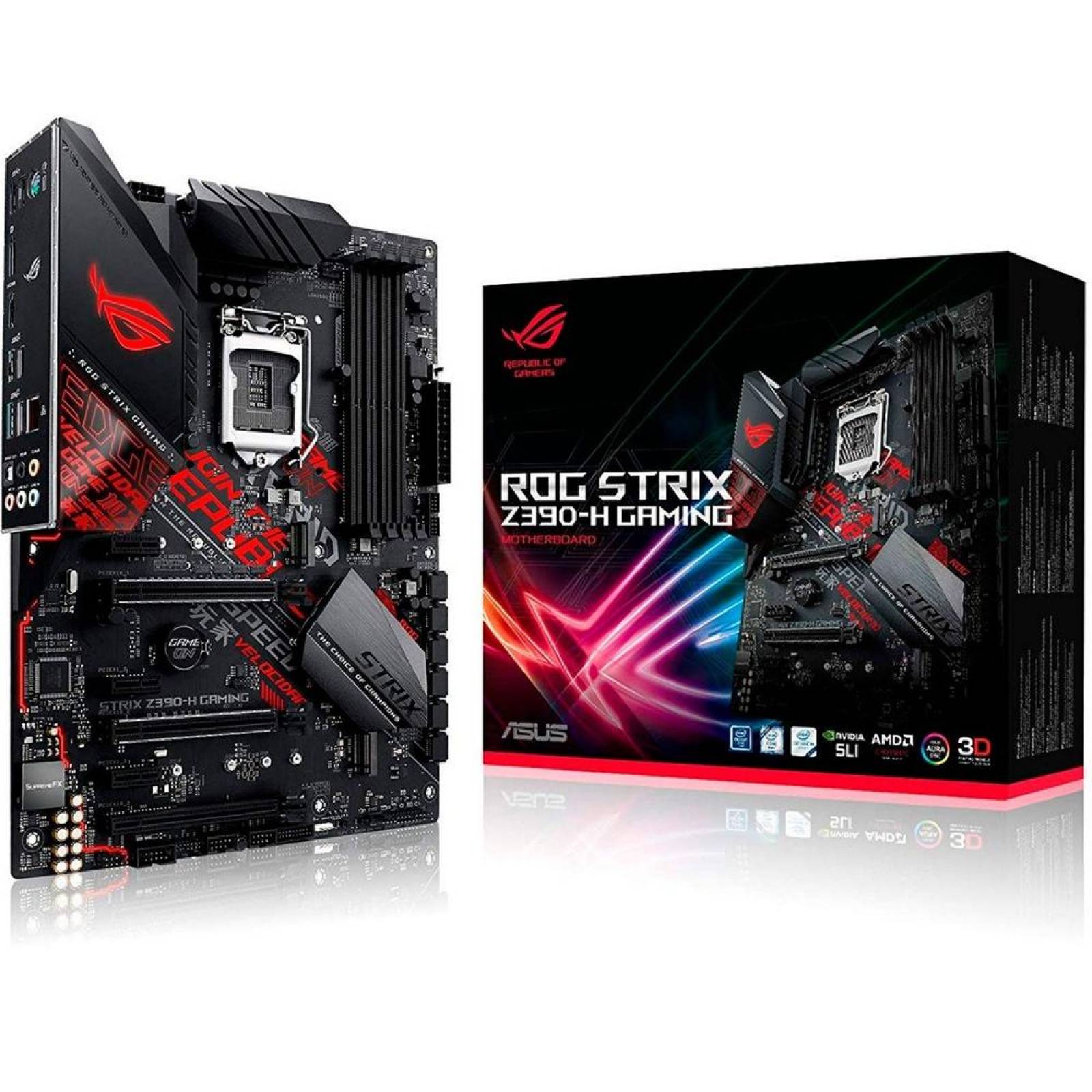 Tarjeta Madre ASUS ROG STRIX Z390-H GAMING Socket 1151 DDR4 