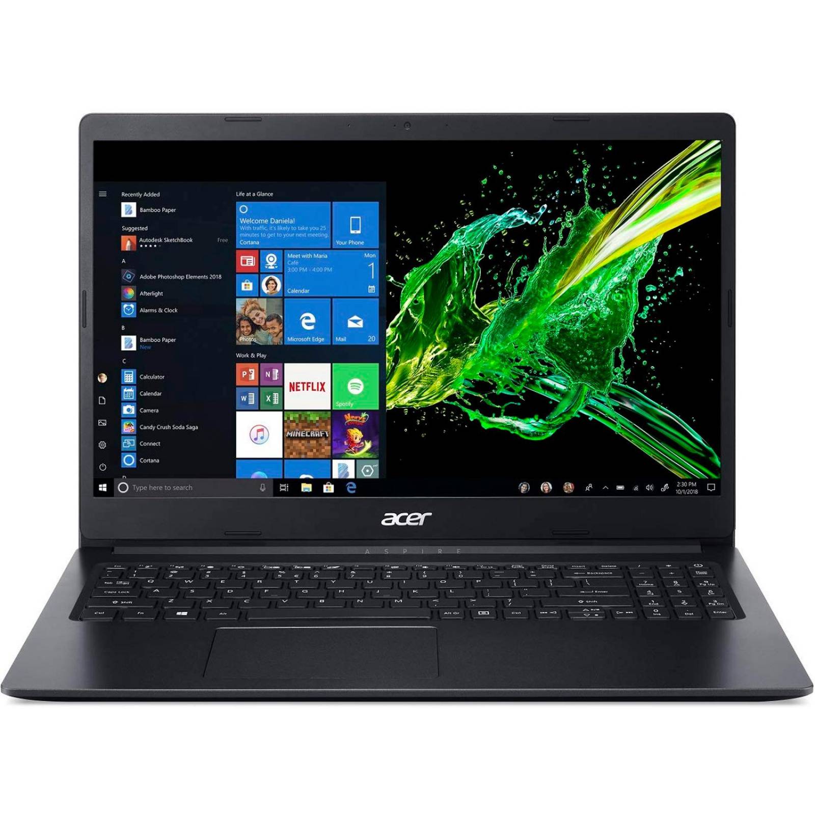 Laptop ACER Aspire 1 A115-31-C23T Intel Celeron N4000 4GB 64GB 15.6 Win10 + Disco Externo 1TB 