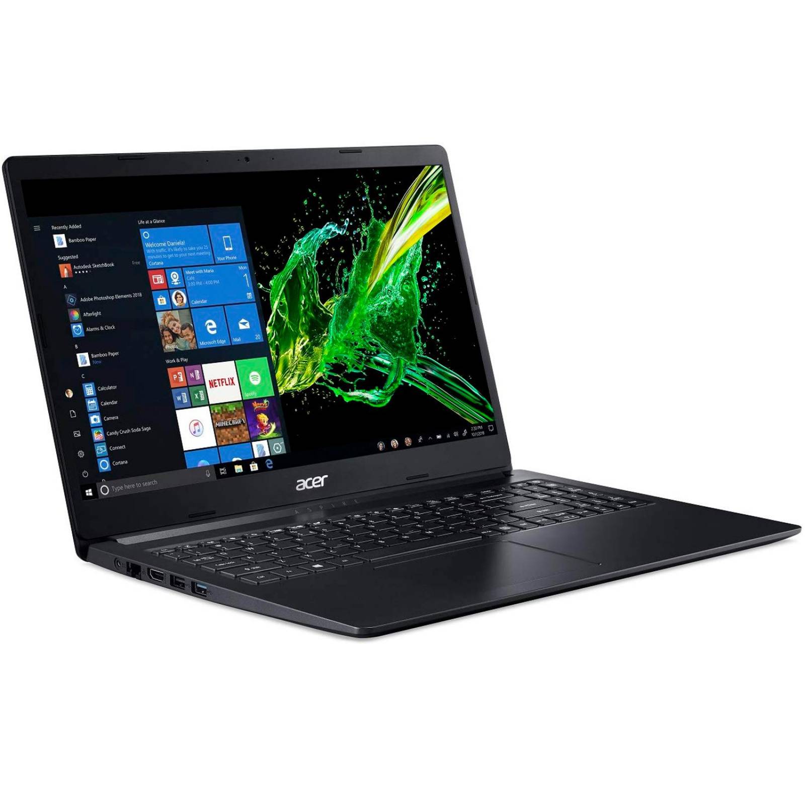 Laptop ACER Aspire 1 A115-31-C23T Intel Celeron N4000 4GB 64GB 15.6 Win10 + Disco Externo 1TB 