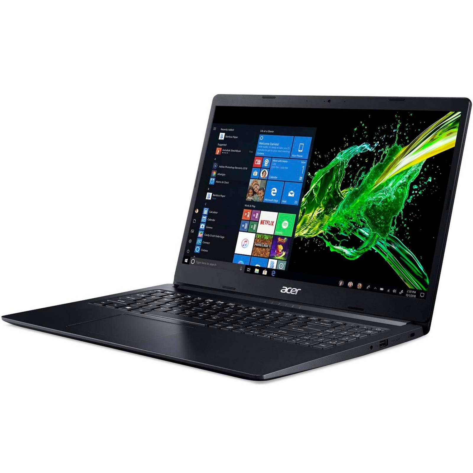 Laptop ACER Aspire 1 A115-31-C23T Intel Celeron N4000 4GB 64GB 15.6 Win10 + Disco Externo 1TB 