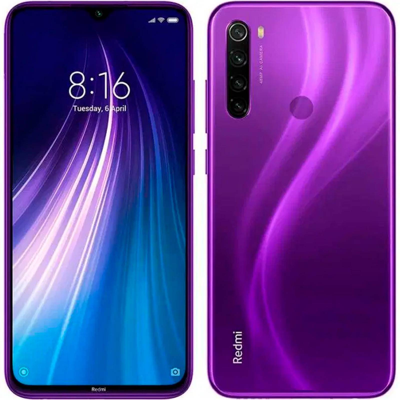 Celular XIAOMI Redmi Note 8 6GB 128GB Android 9.0 Octa Core Morado 