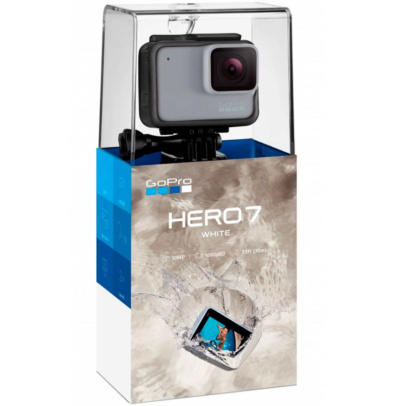 Cámara GoPro Hero 7 White 1440p 60 FPS 10mp CHDHB-601-RW 