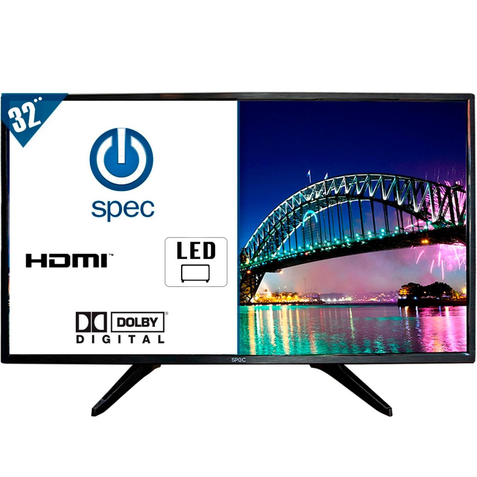 Pantalla TV SILO SPECTRA SL32V2 32 HD HDMI USB Negro 