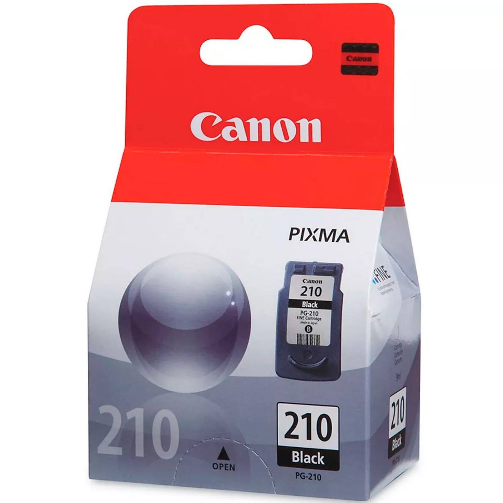 Cartucho CANON PG-210XL iP2700 iP2702 MP230 MX360 Negro 2973B017AA 