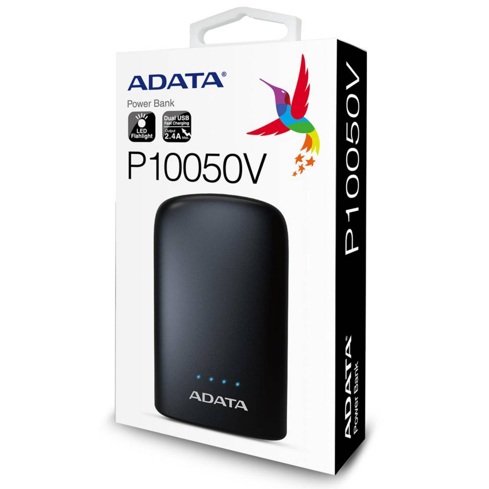 Power Bank 10050MAH ADATA P10050V Bateria Portatil AP10050V-DUSB-CBK 