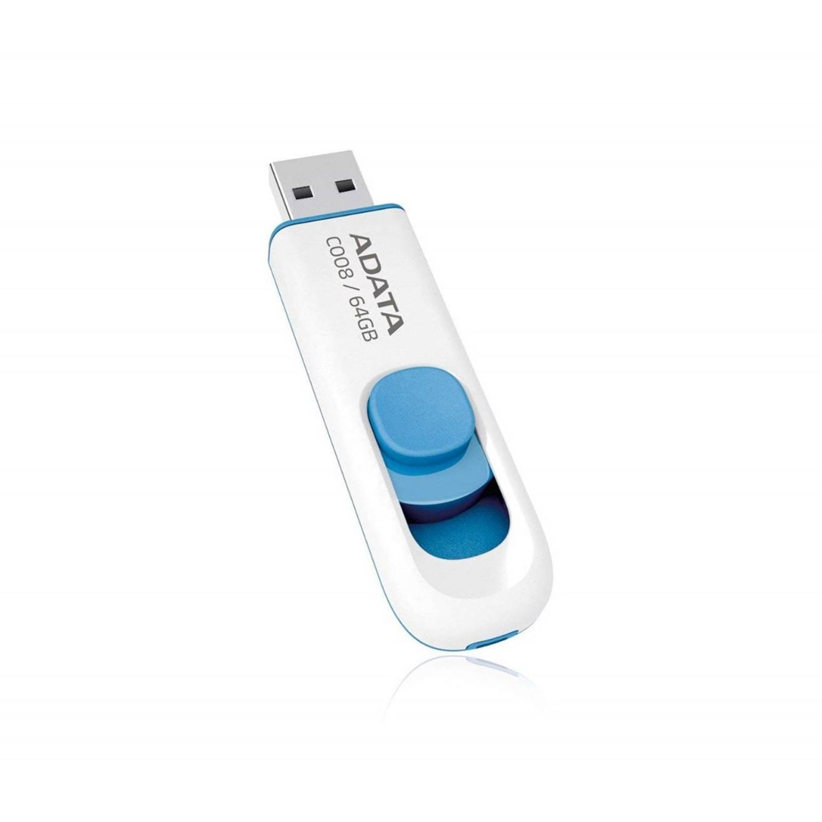 Memoria USB 16GB ADATA C008 2.0 Retractil Flash Drive AC008-16G-RWE 