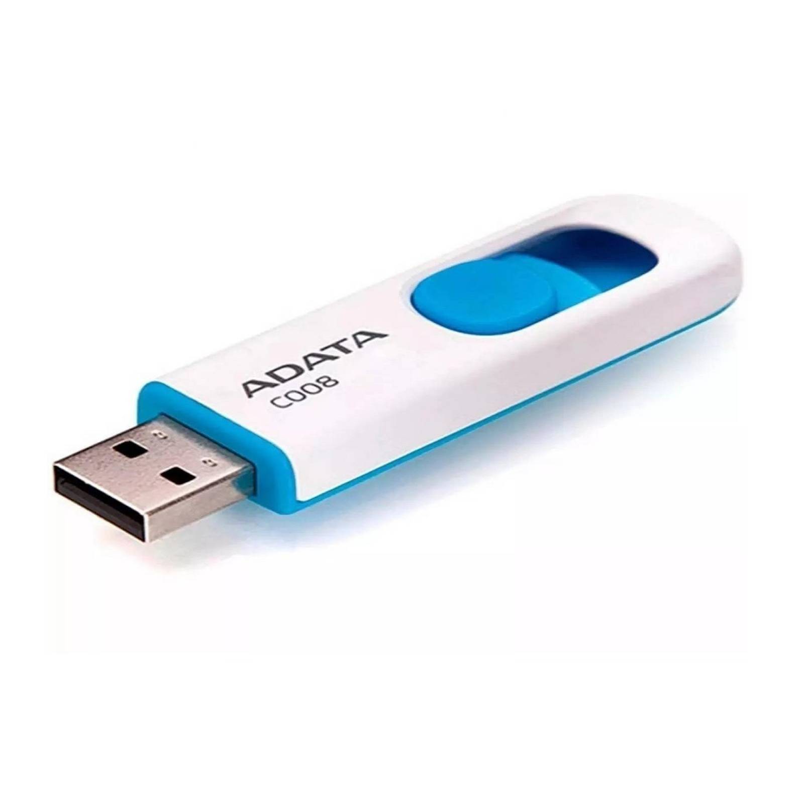 Memoria USB 16GB ADATA C008 2.0 Retractil Flash Drive AC008-16G-RWE 