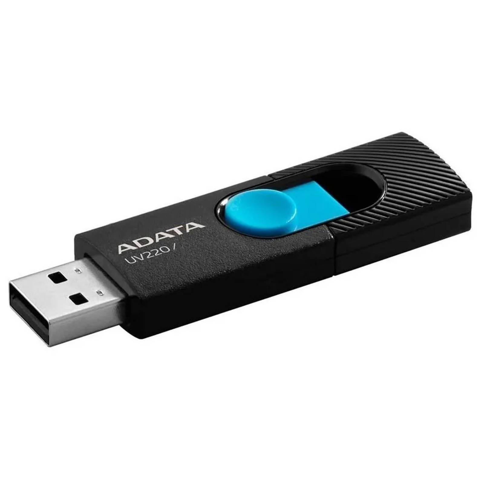 Memoria USB 64GB ADATA UV220 2.0 Retractil Flash Drive AUV220-64G-RBKBL 