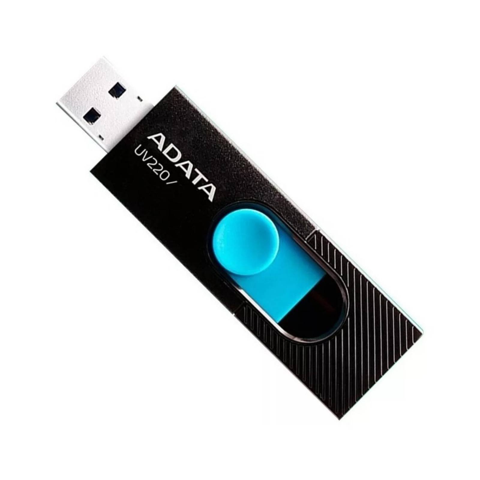 Memoria USB 64GB ADATA UV220 2.0 Retractil Flash Drive AUV220-64G-RBKBL 