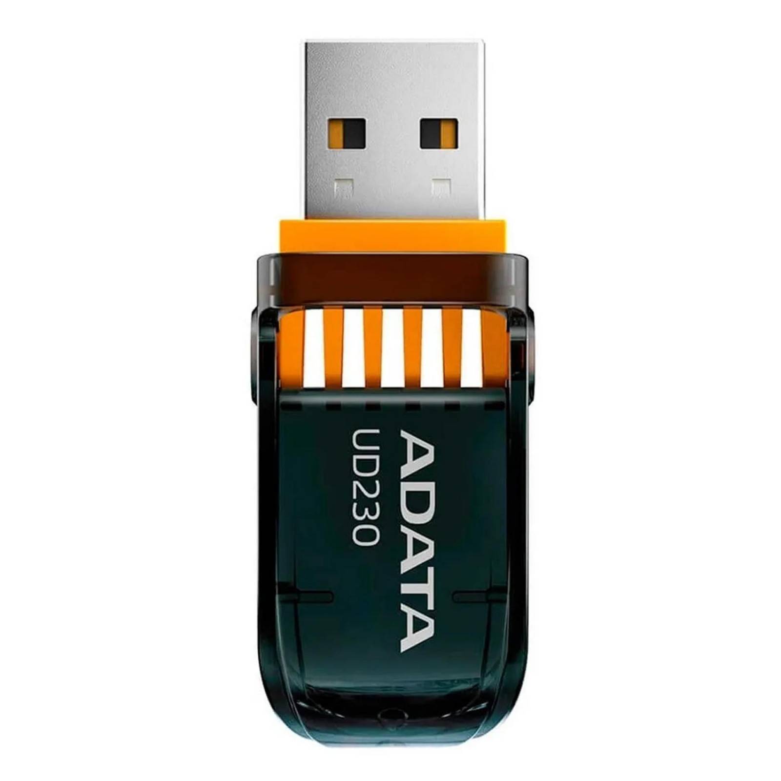 Memoria USB 64GB ADATA UD230 2.0 Retractil Flash Drive AUD230-64G-RBK 