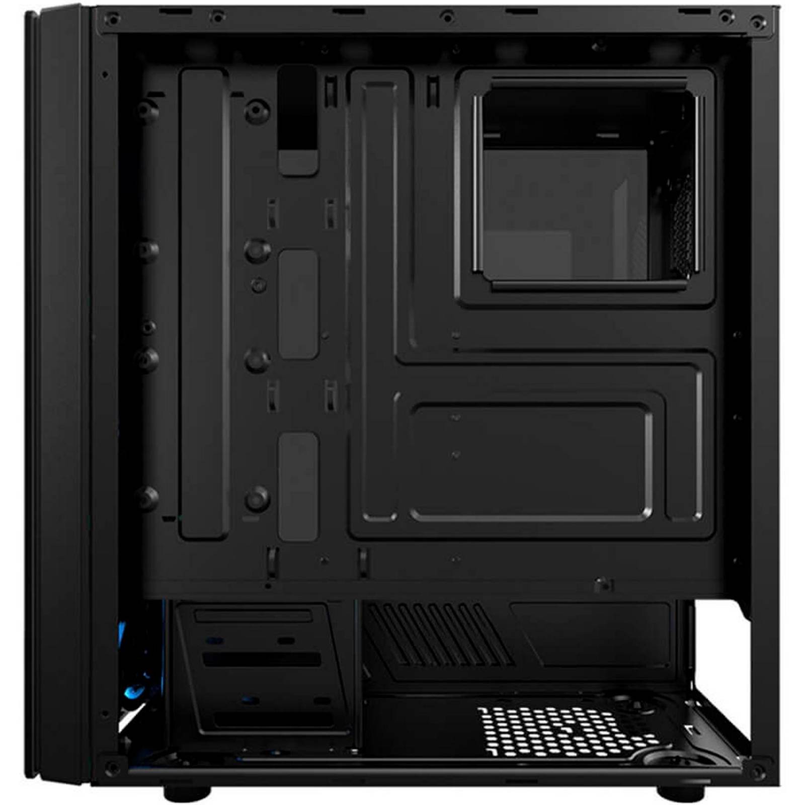 Gabinete Gamer XZEAL XZ110 RGB Cristal Templado 3 Fan Usb 3.0 