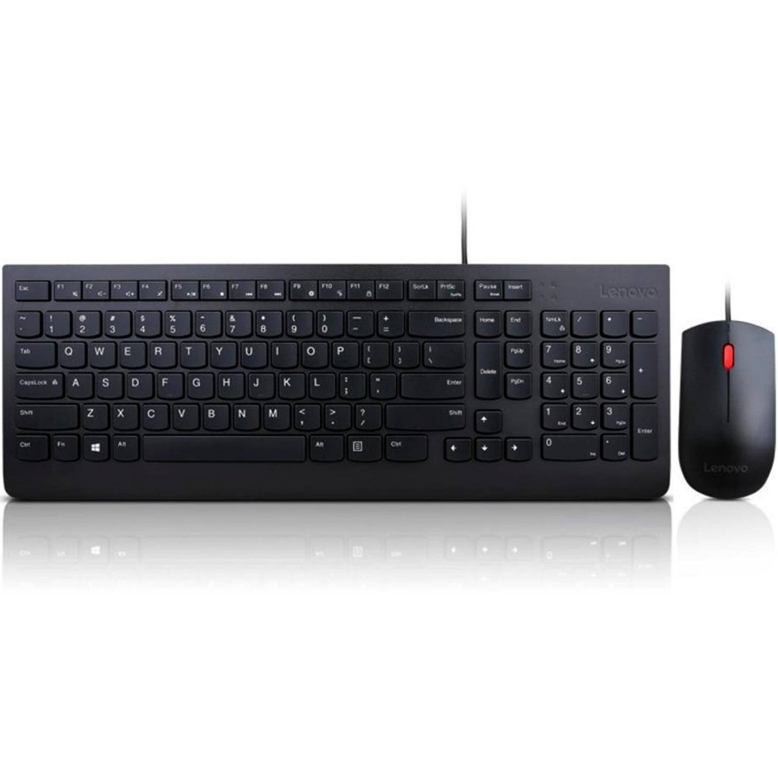 Kit Teclado y Mouse LENOVO ESSENTIAL Alambrico USB 