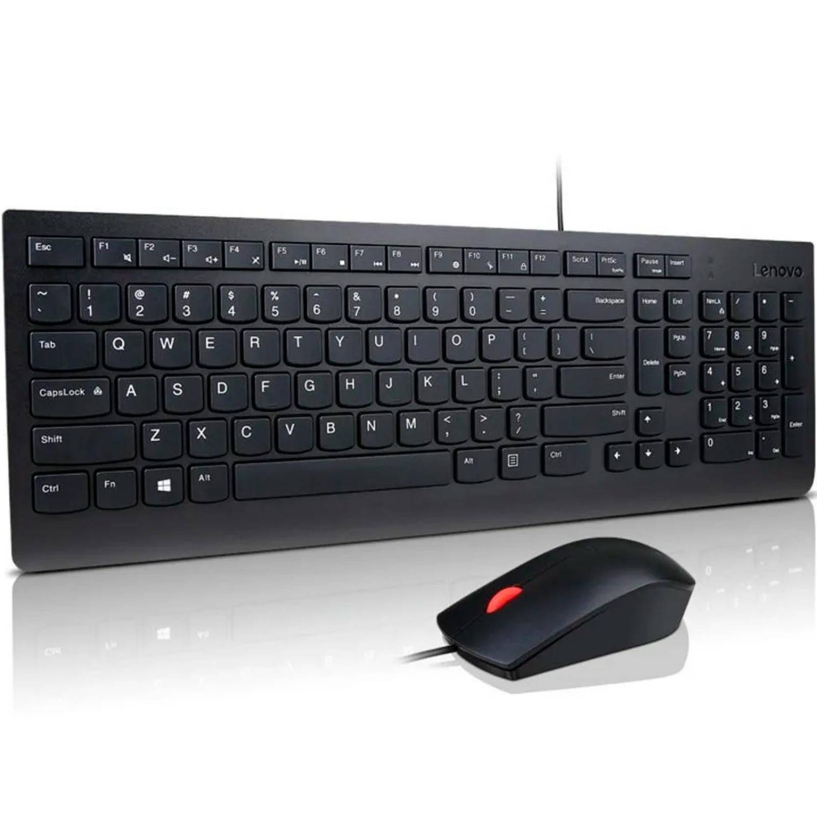 Kit Teclado y Mouse LENOVO ESSENTIAL Alambrico USB 