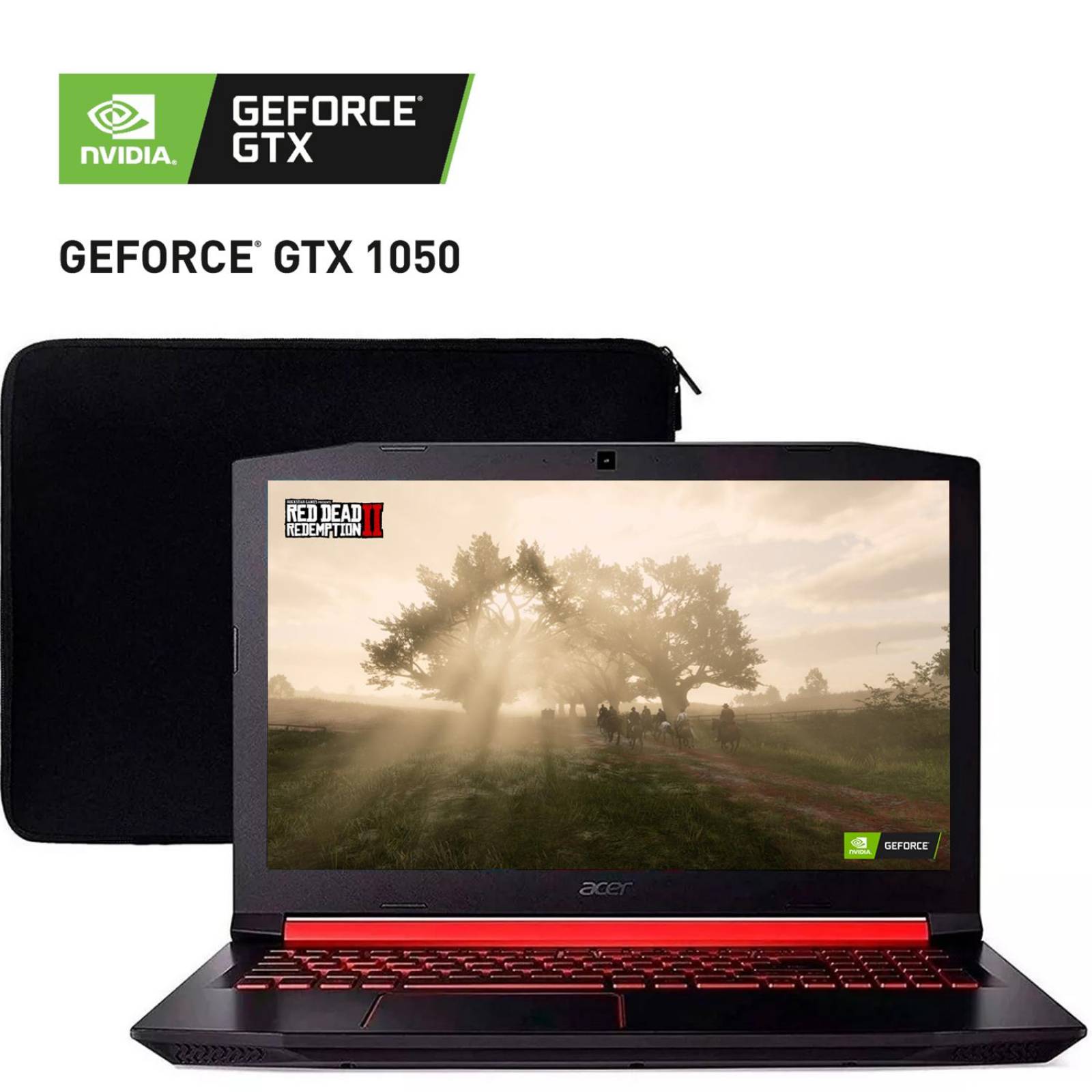 Laptop Gamer ACER Nitro 5 GeForce GTX 1050 Core I5 8300H 8GB 1TB 15.6 + Funda 