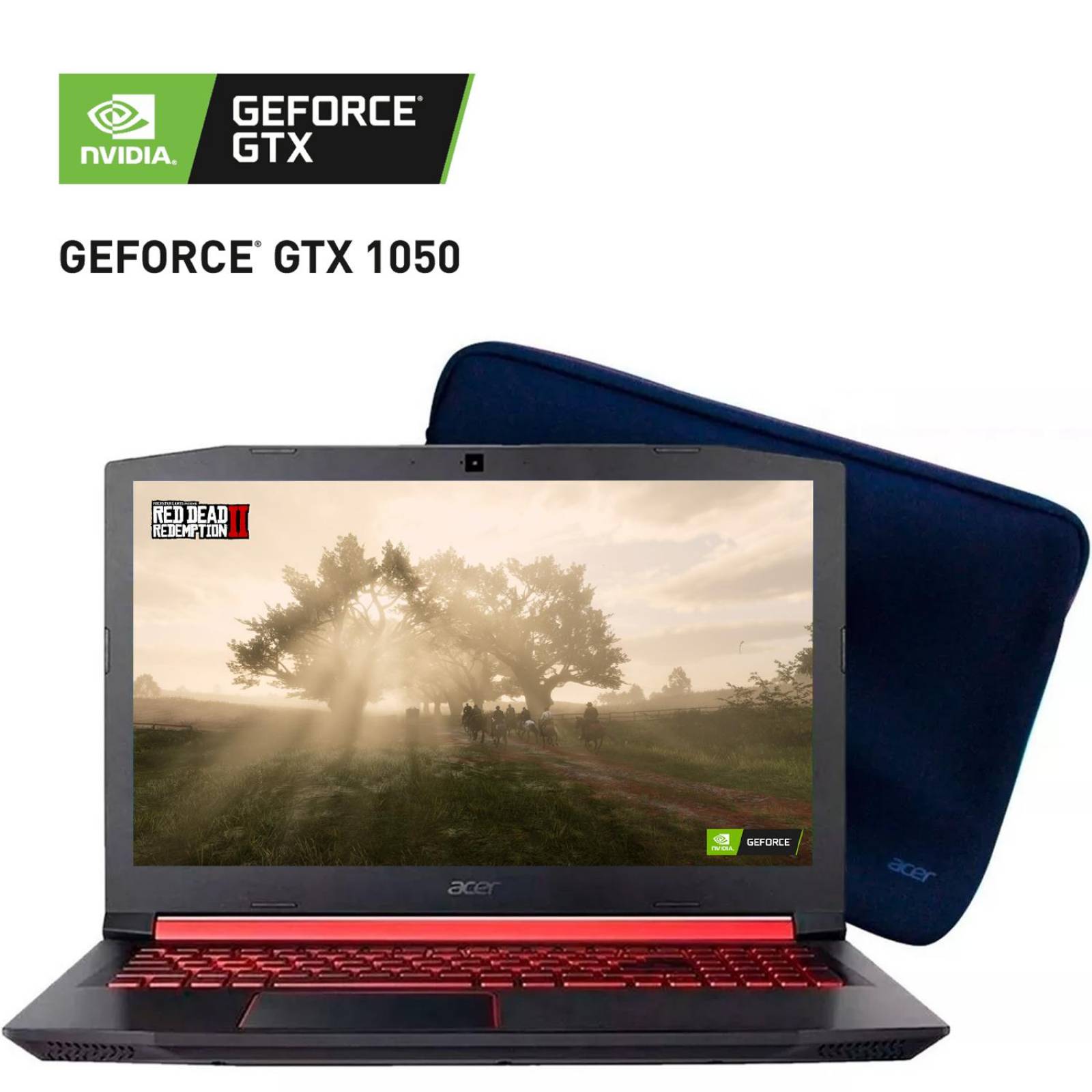 Laptop Gamer ACER Nitro 5 GeForce GTX 1050 Core I5 8300H 8GB 1TB 15.6 + Funda 