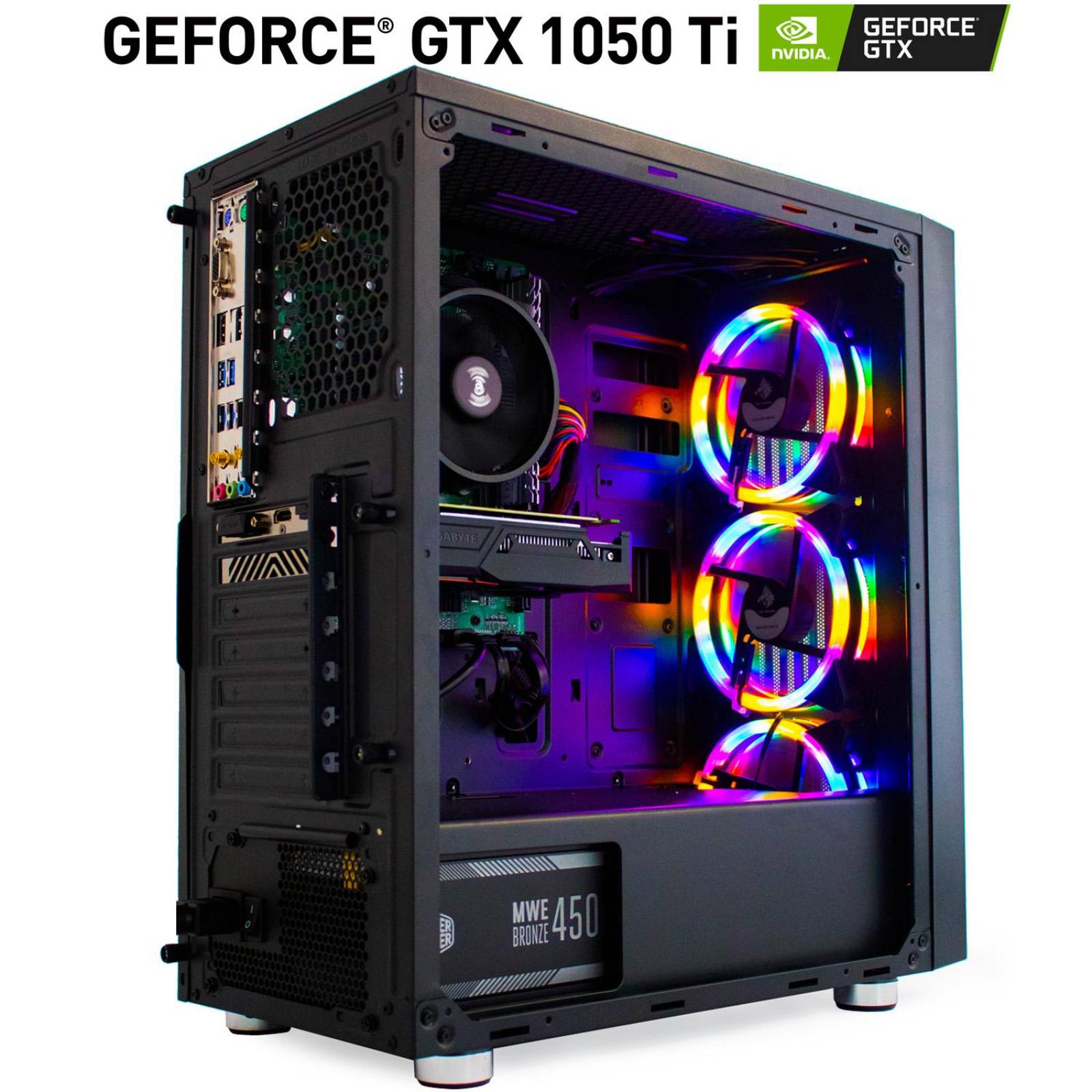Xtreme Pc Gamer NVIDIA GeForce GTX 1050 Ti Ryzen 5 8GB SSD 240Gb 1Tb Wifi 