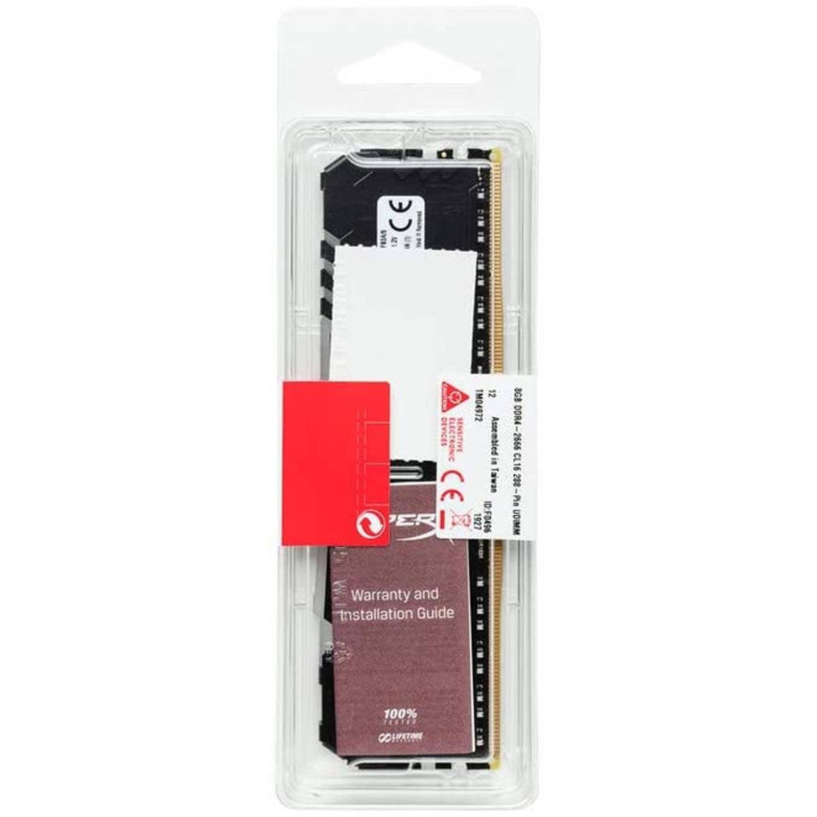 Memoria RAM DDR4 16GB 3000MHz KINGSTON HYPERX FURY RGB HX430C15FB3A/16 