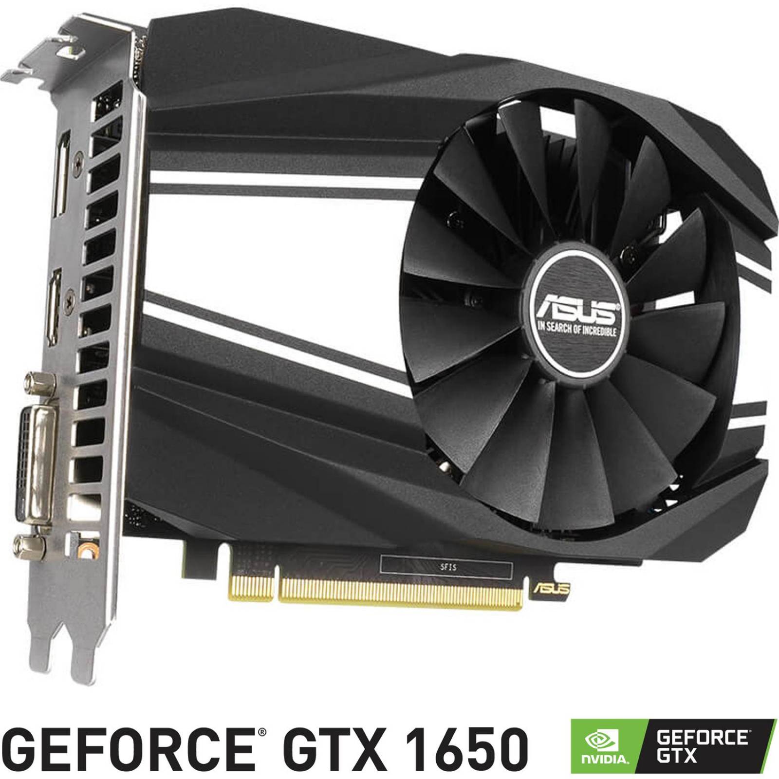 Tarjeta de Video ASUS GeForce GTX 1650 Super 4GB GDDR6 PH-GTX1650S-O4G 