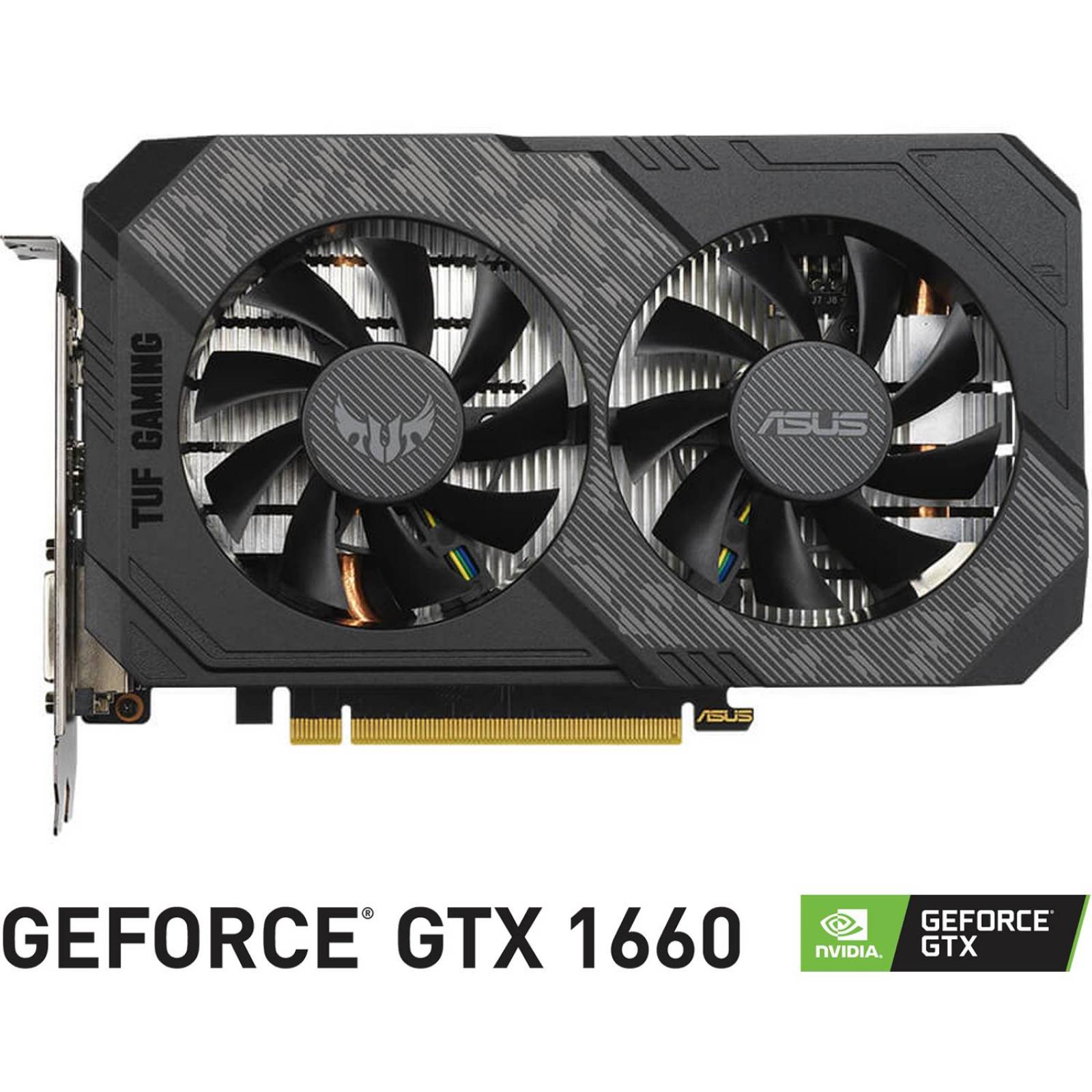 Tarjeta de Video ASUS GeForce GTX 1660 Super TUF 6GB GDDR6 TUF-GTX1660S-O6G-GAMING