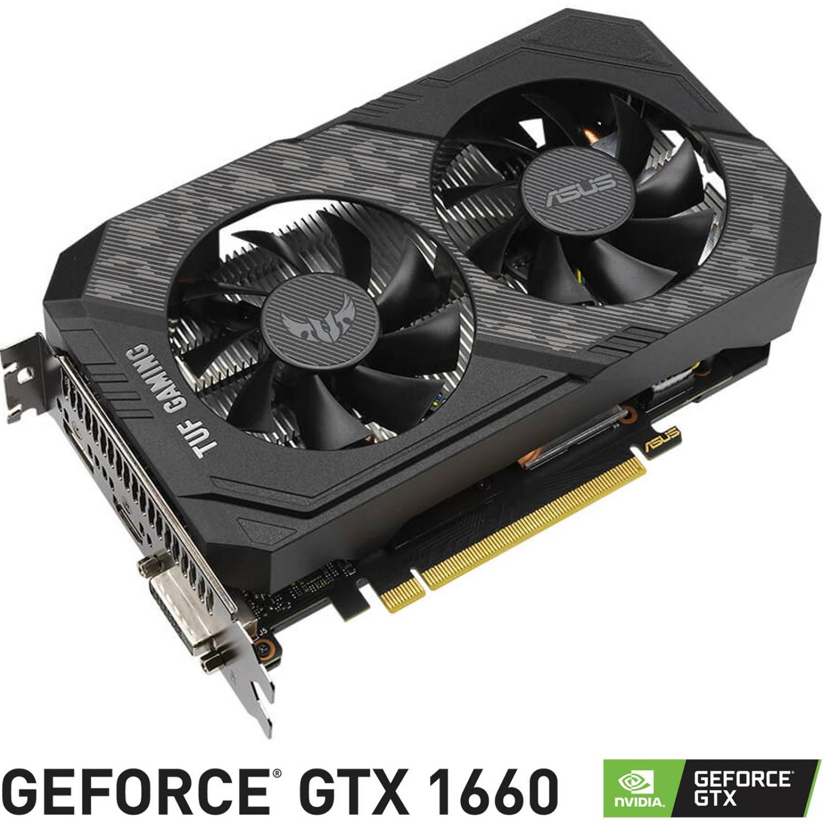 Tarjeta de Video ASUS GeForce GTX 1660 Super TUF 6GB GDDR6 TUF-GTX1660S-O6G-GAMING