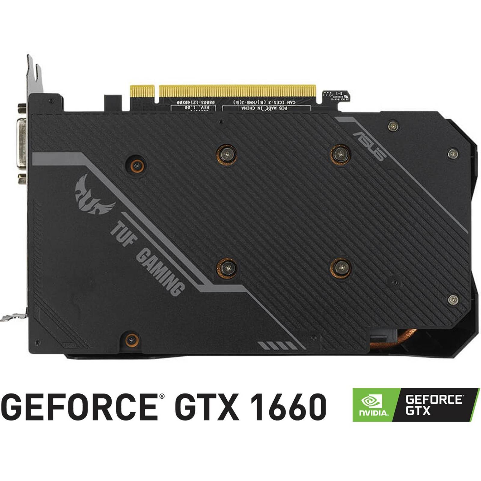 Tarjeta de Video ASUS GeForce GTX 1660 Super TUF 6GB GDDR6 TUF-GTX1660S-O6G-GAMING