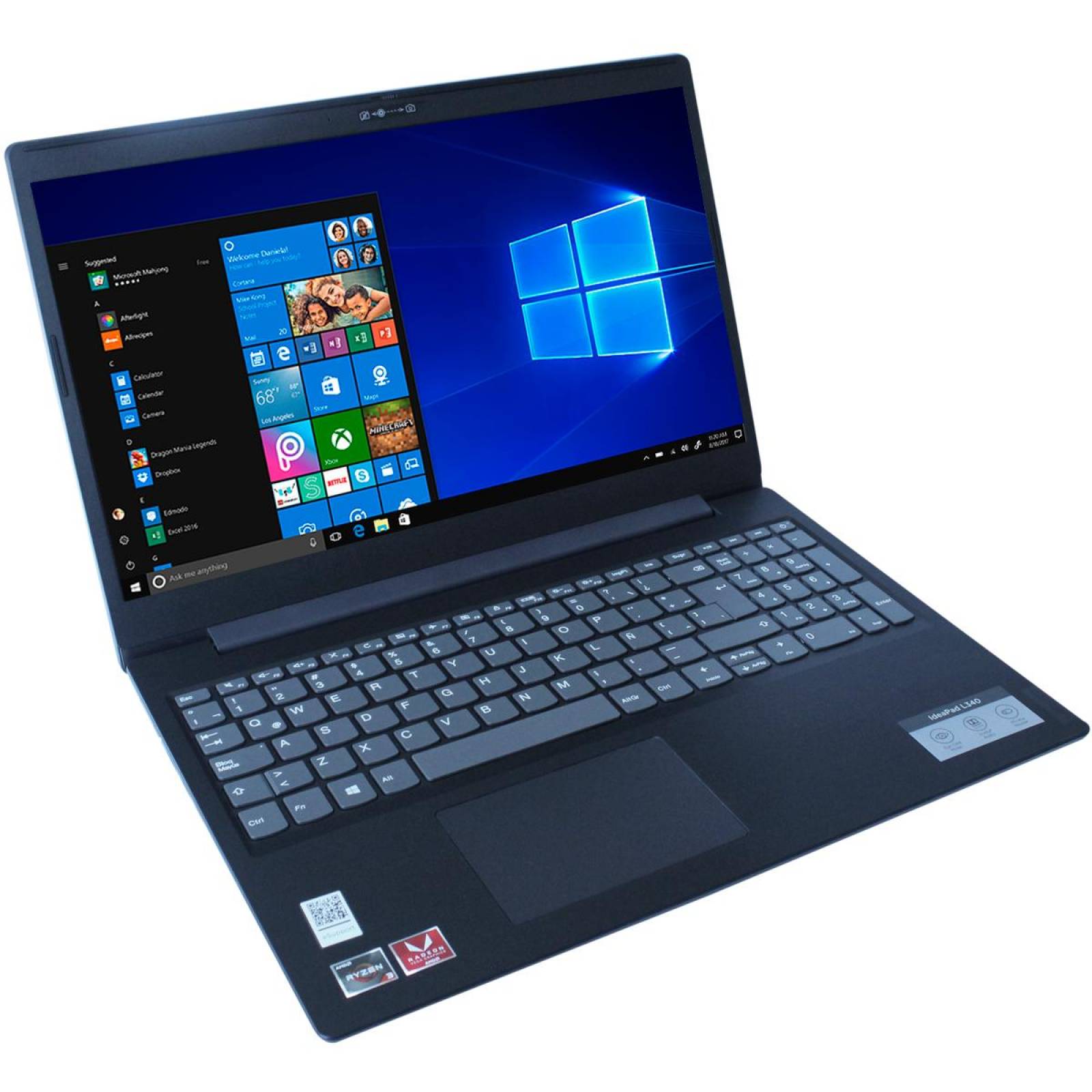 Laptop Gamer Lenovo L340 Radeon Vega 8 Ryzen 5 3500u 8Gb 2Tb Pantalla 15.6 