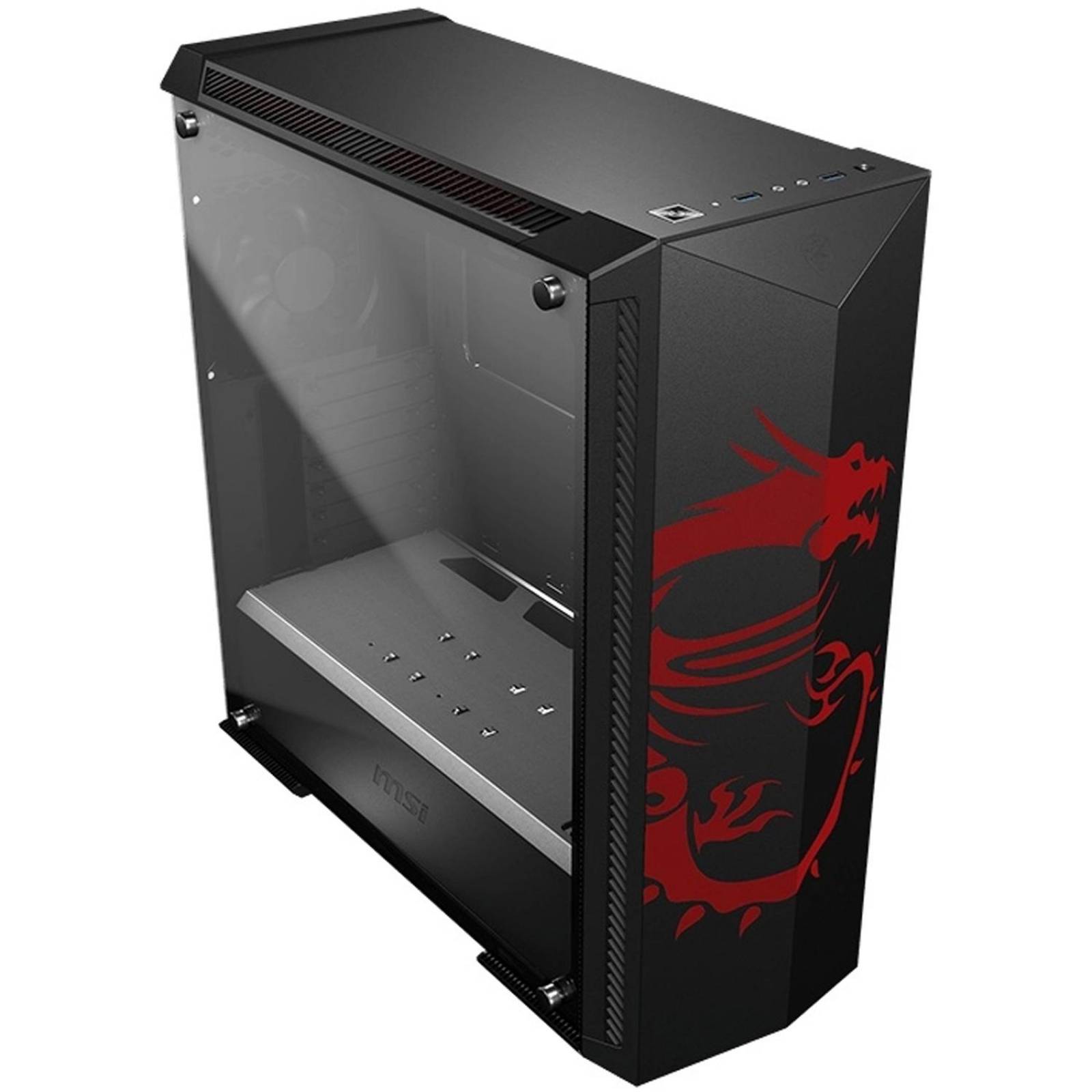 Gabinete Gamer MSI MPG GUNGNIR 100D ATX Cristal templado 
