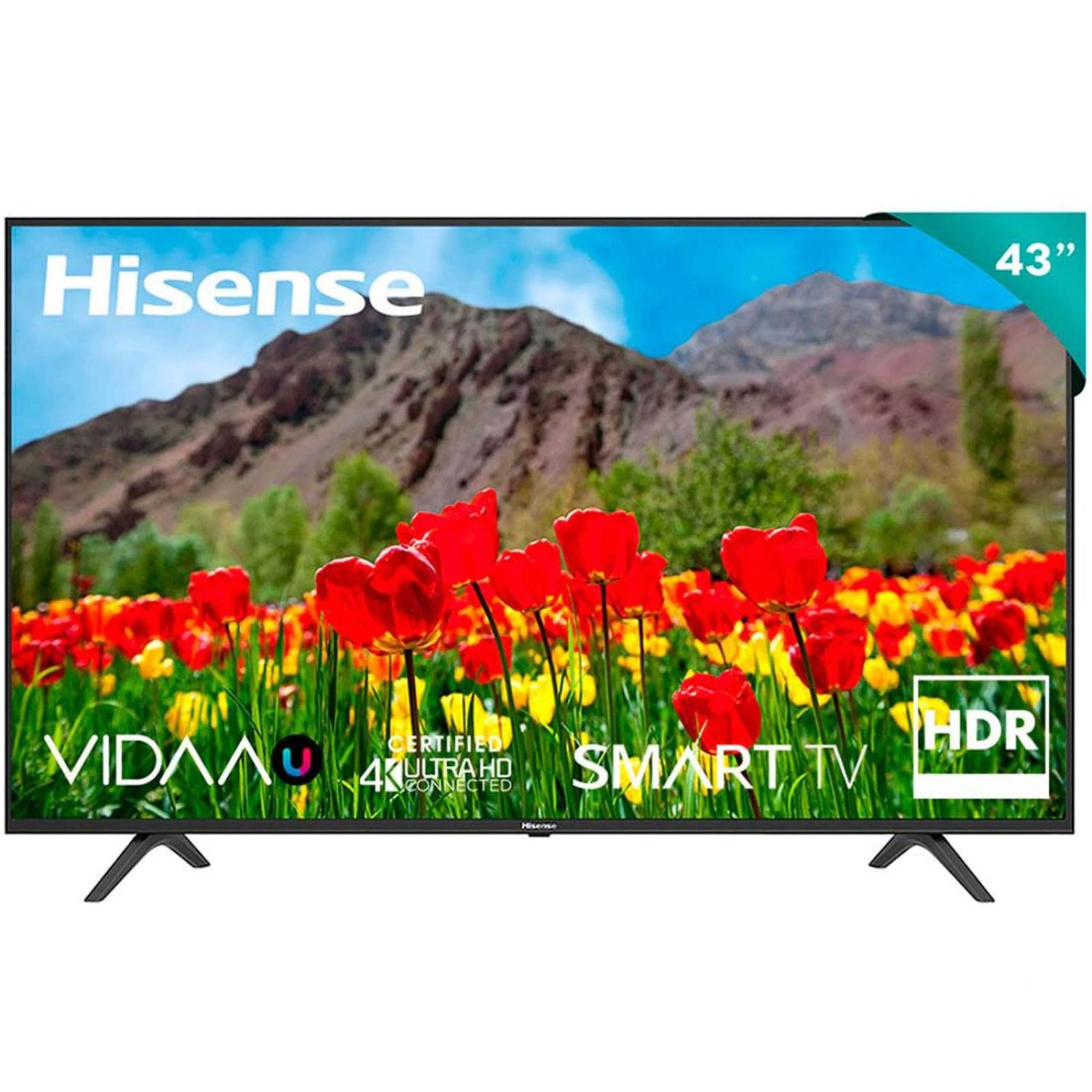 Pantalla HISENSE 43H6F 43 4K Smart TV Ultra HD HDMI Negro 