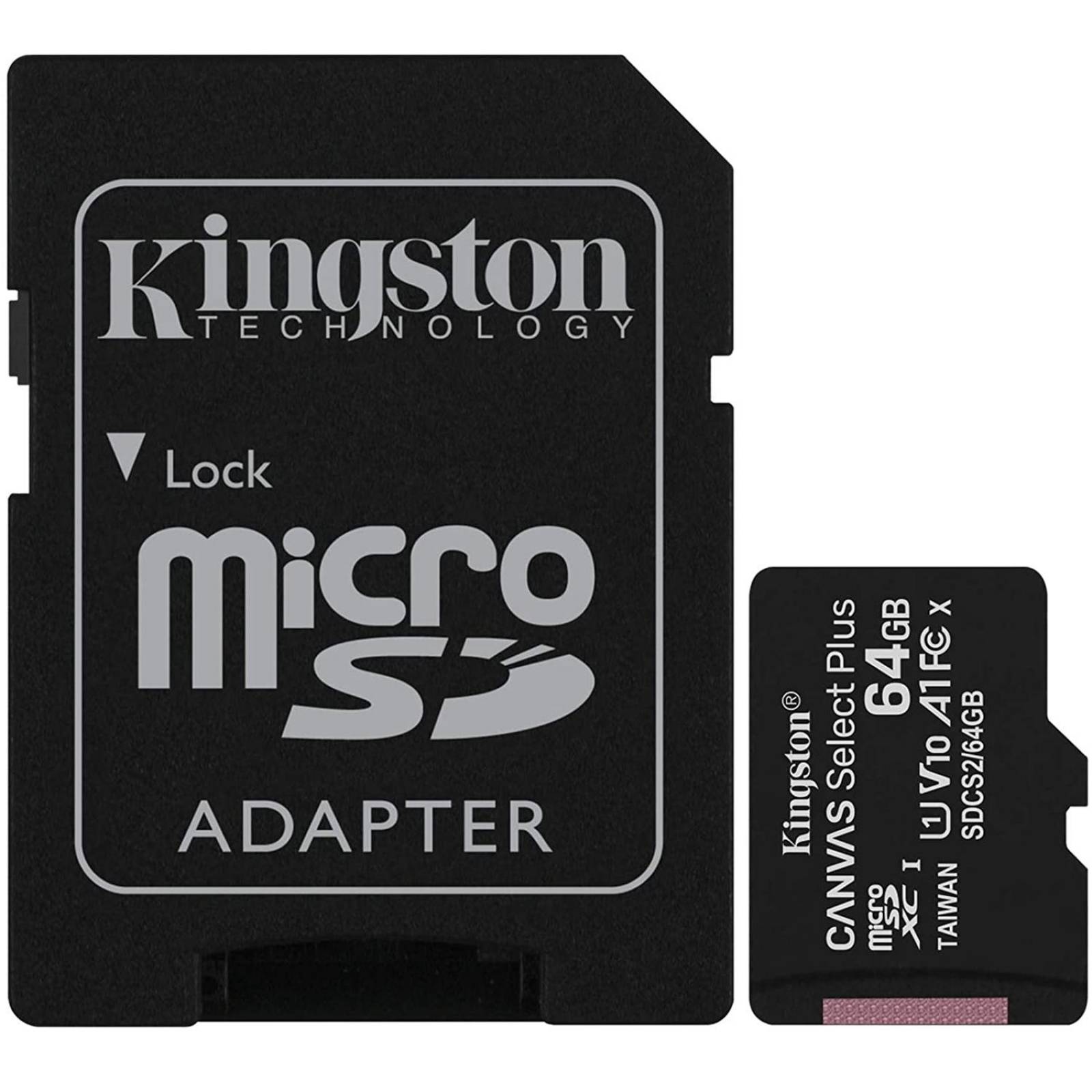 Memoria Micro SD 64GB Clase10 KINGSTON SDCS/64GB 