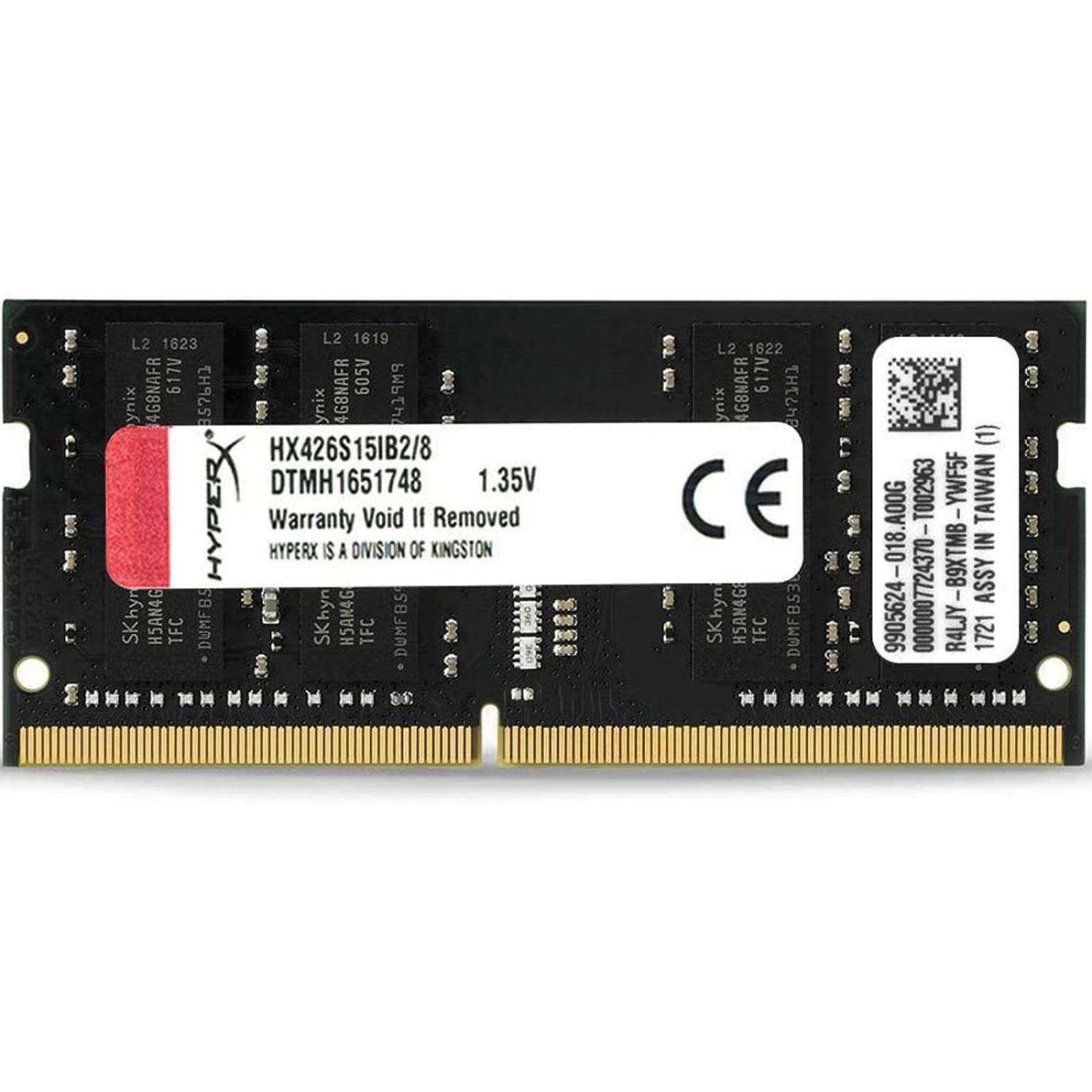Memoria RAM DDR4 8GB 2666MHz HYPERX IMPACT Laptop HX426S15IB2/8 