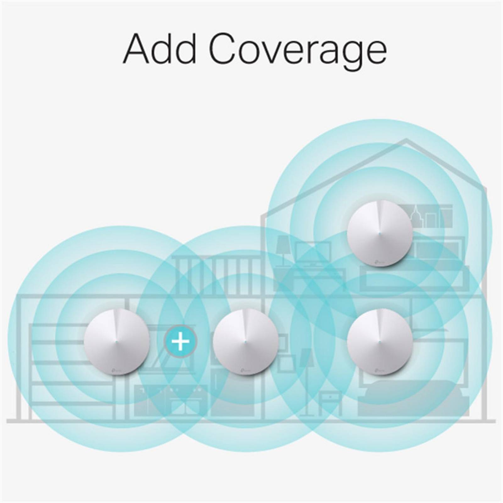 Access Point TP-LINK DECO M5 4 PACK AC1300 Sistema Mesh 