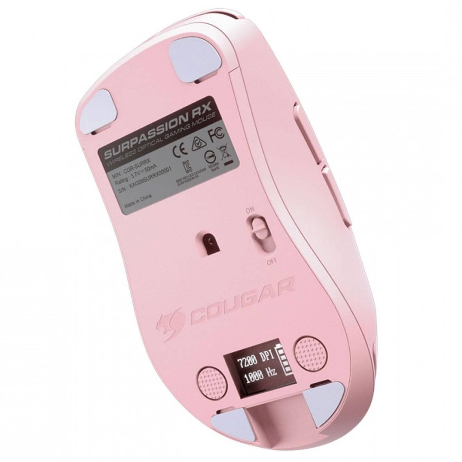 Mouse Gamer COUGAR SURPASSION RX Inalámbrico 7200dpi