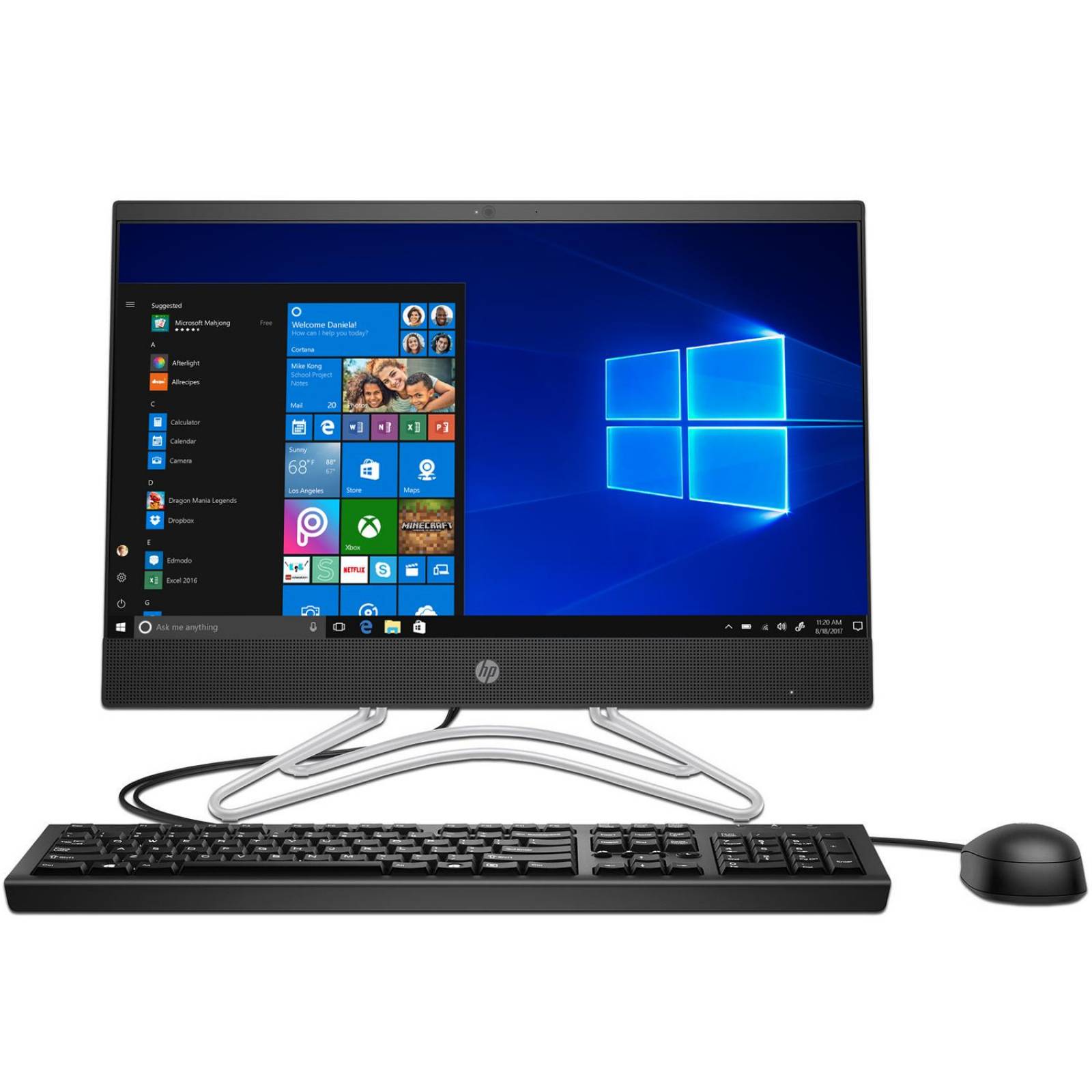 All In One Aio Hp 200 G3 Core I3 8130u 12gb 1tb Pantalla 215 Wifi 0091