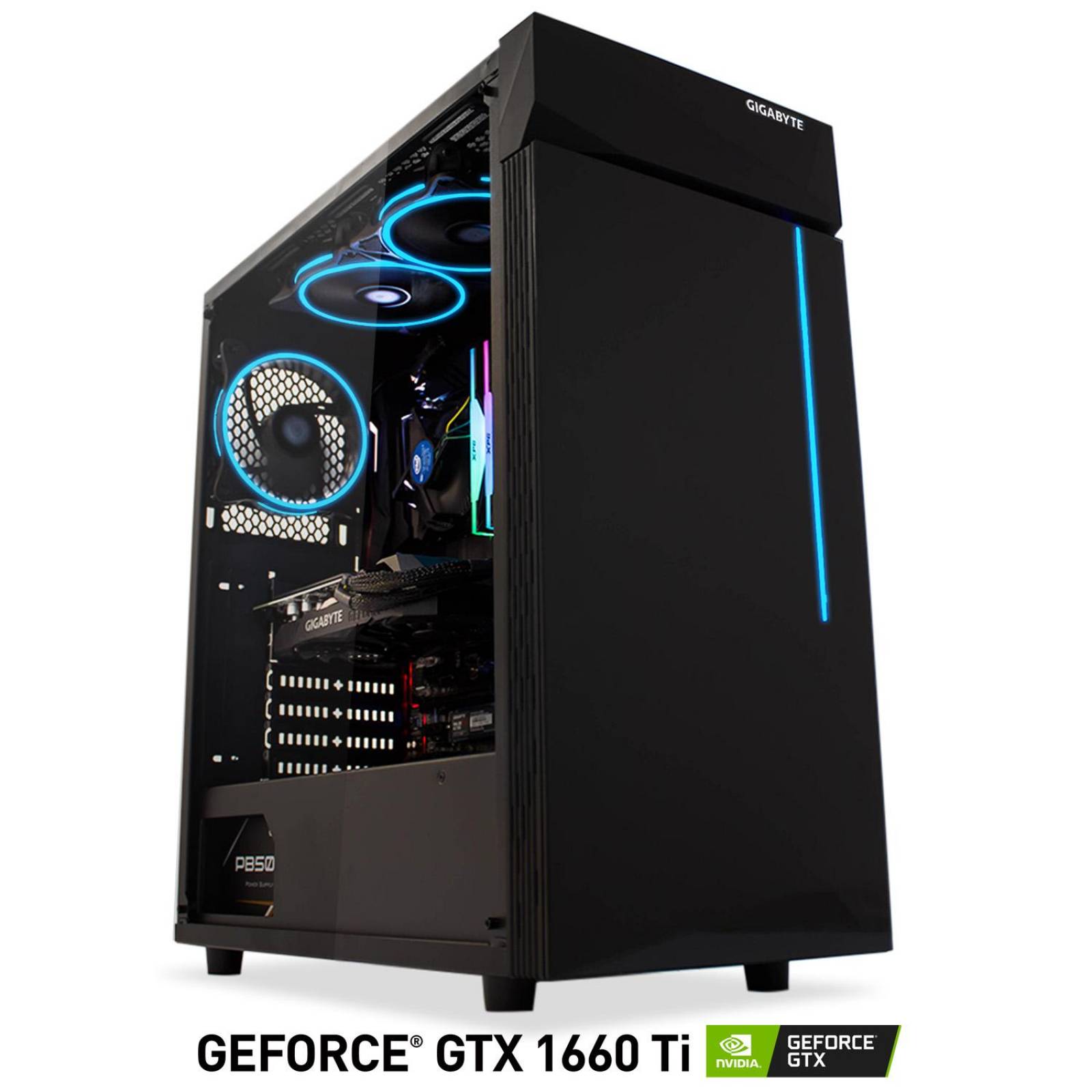 Xtreme PC Gamer Gigabyte GeForce GTX 1660 TI Intel Core I7 16GB SSD 512GB RGB 