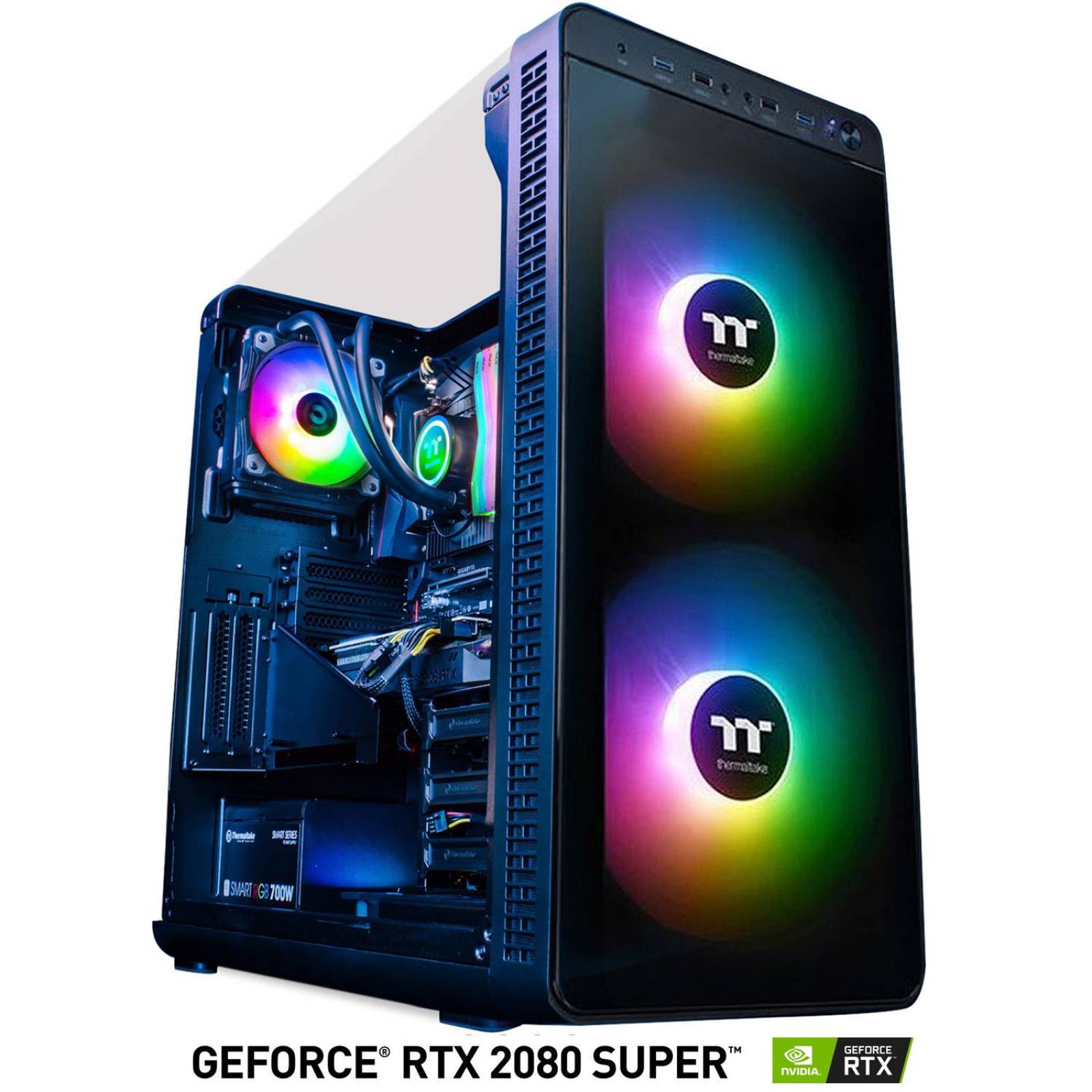 Xtreme PC Gamer TT eSports Geforce RTX 2080 Super Core I7 32GB SSD M2 512GB 2TB Sistema Liquido 